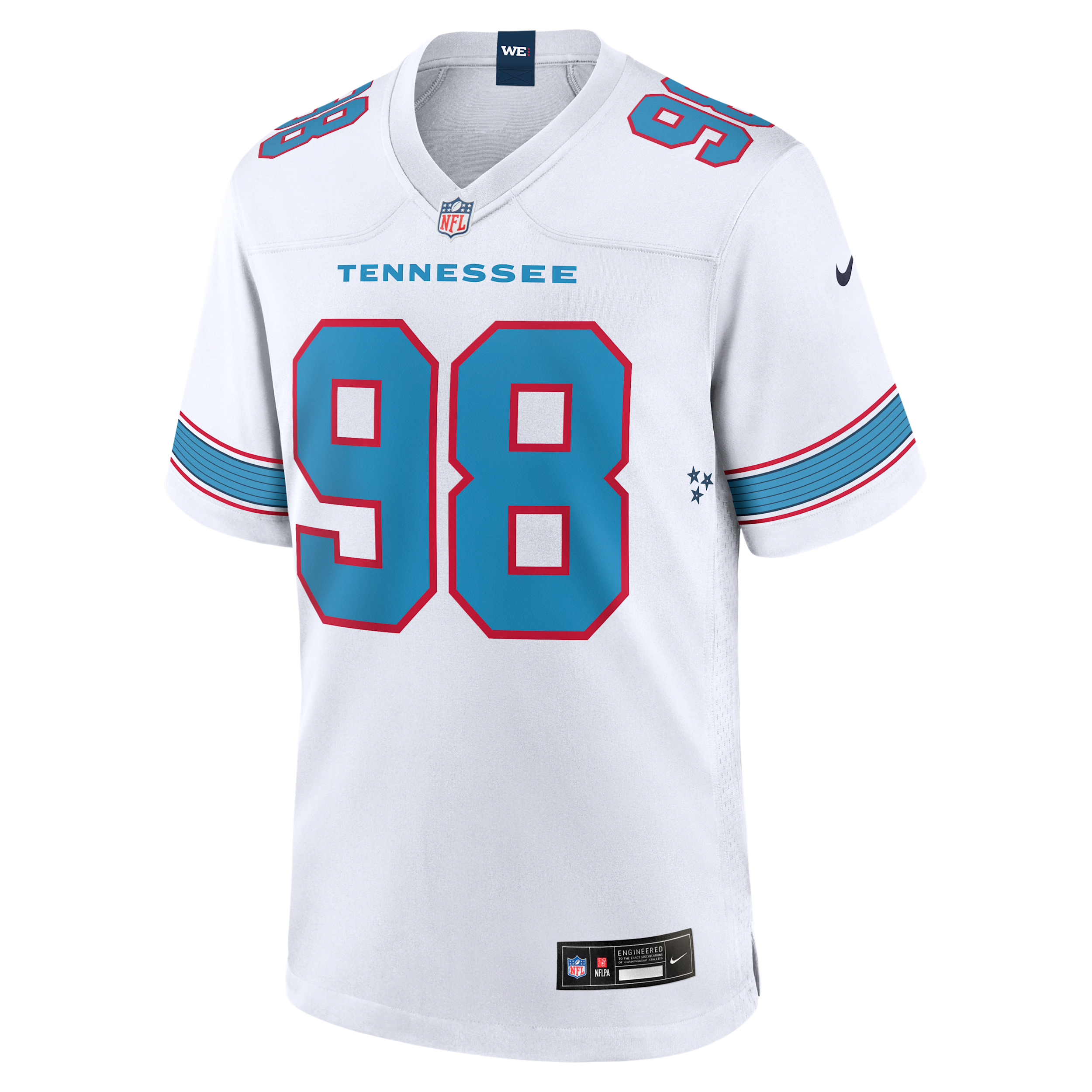 Jeffery Simmons Tennessee Titans Nike Men's NFL Game Jersey in White | 67NM0IUY9VF-4QK