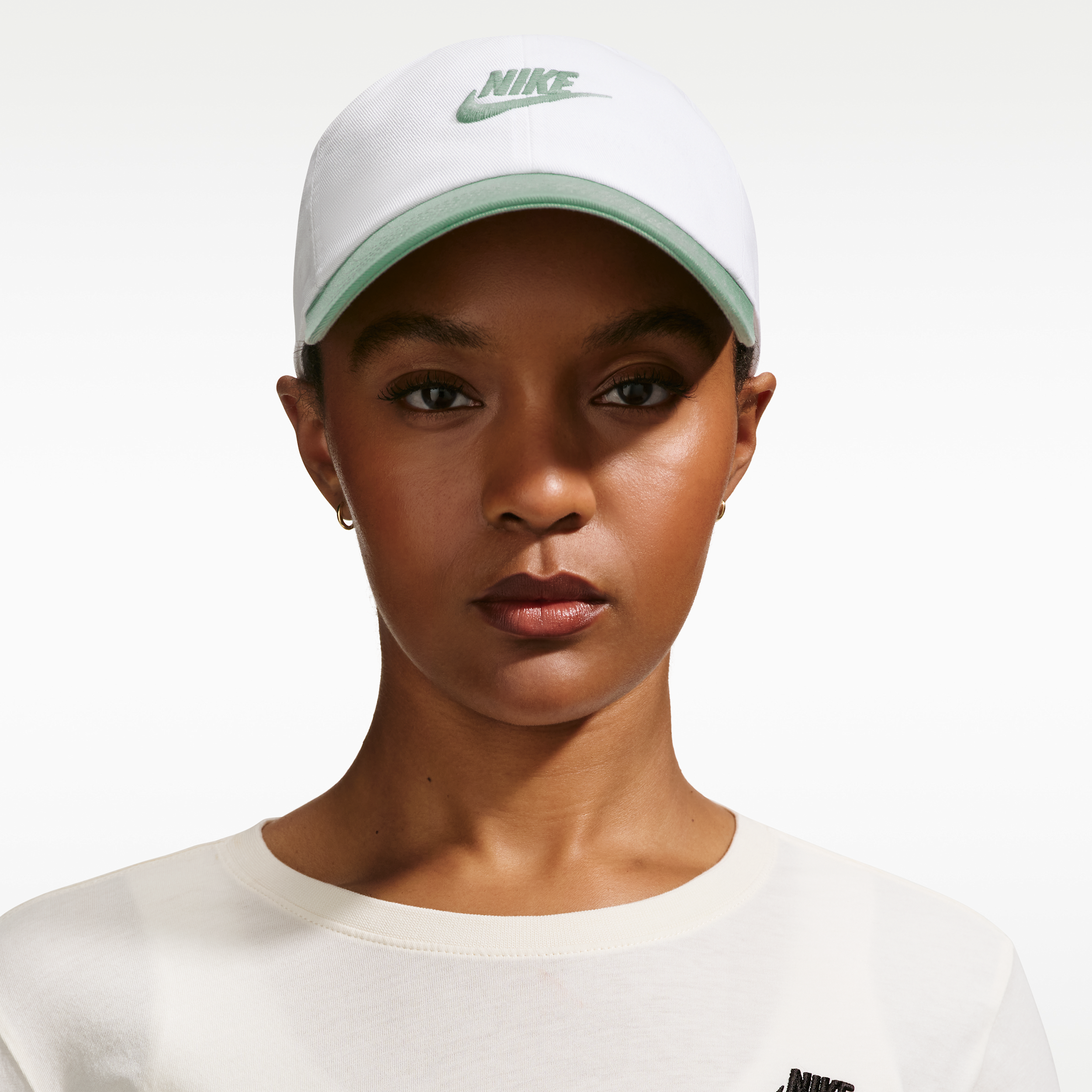 Nike Unisex Club Unstructured Futura Wash Cap in White | FB5368-105
