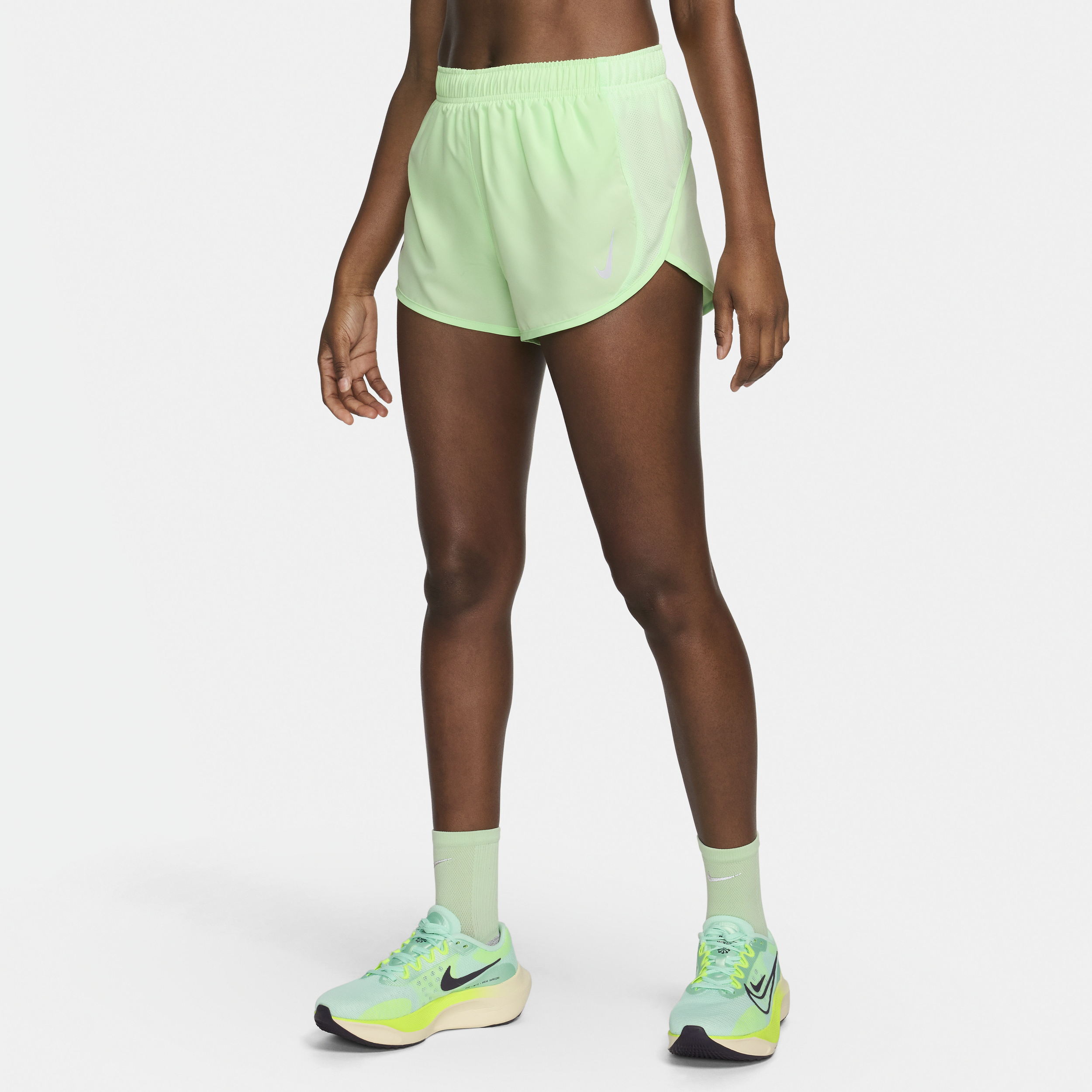Shop Nike Women's Fast Tempo Dri-fit Running Shorts In Green