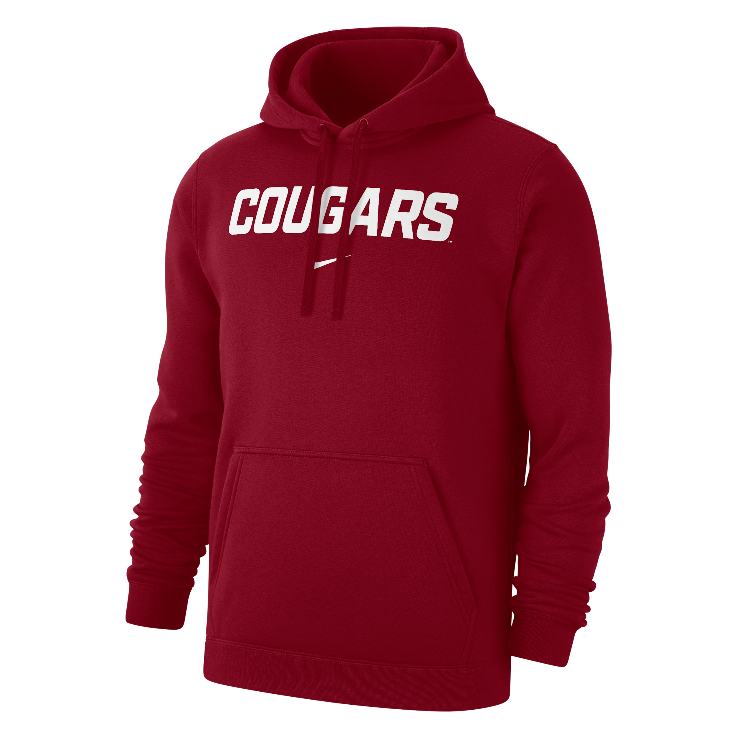 Nike Washington State Club Fleece  Men's College Pullover Hoodie In Red
