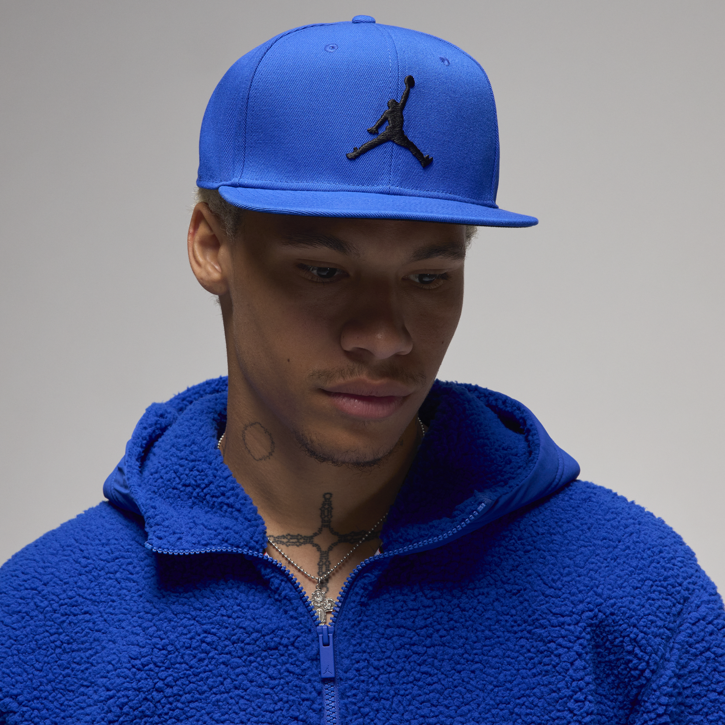 Shop Jordan Jumpman Pro Adjustable Cap In Blue