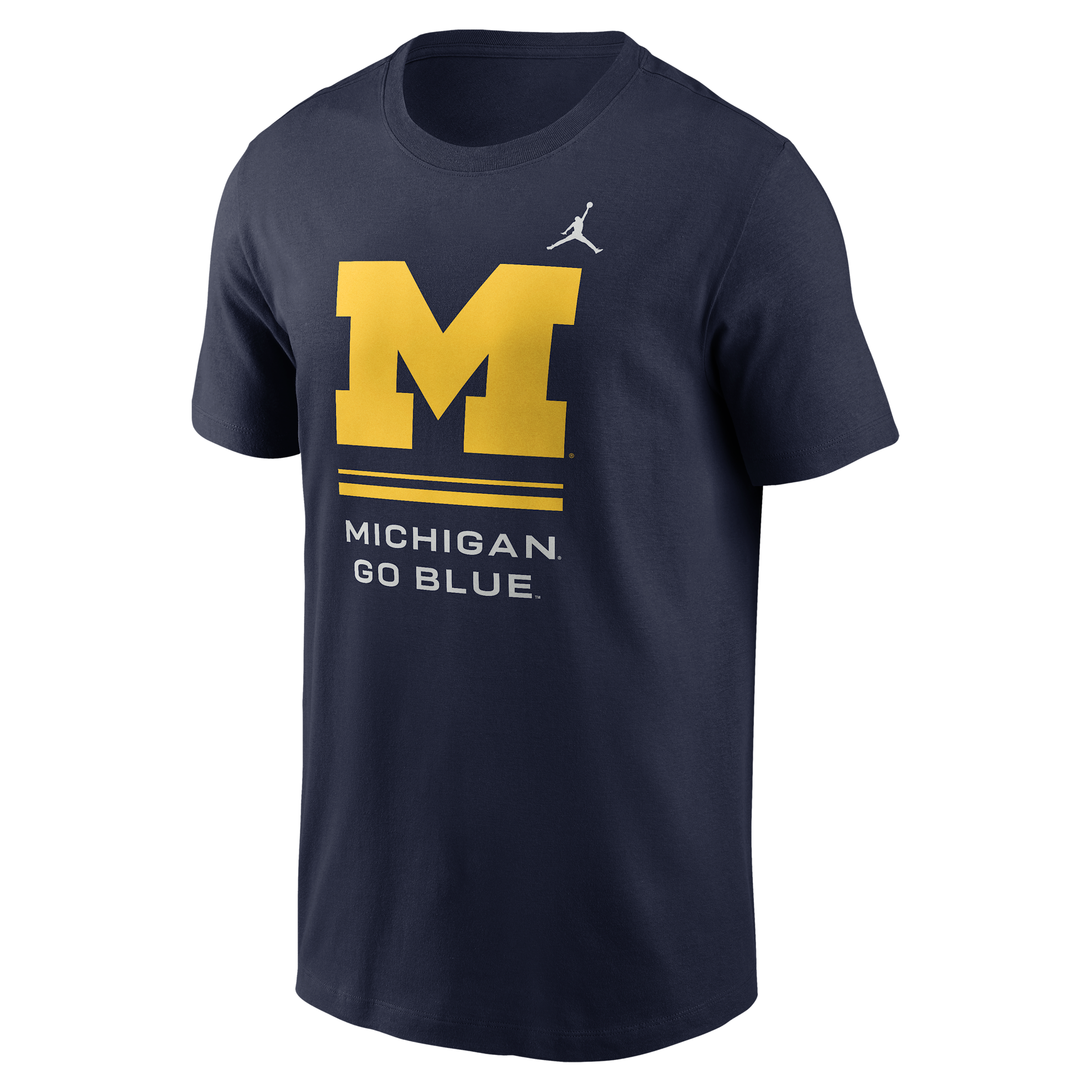 Men's Michigan Sideline Jordan Brand Dri-FIT College T-Shirt in Blue | 0JET41SMWN-ZK0