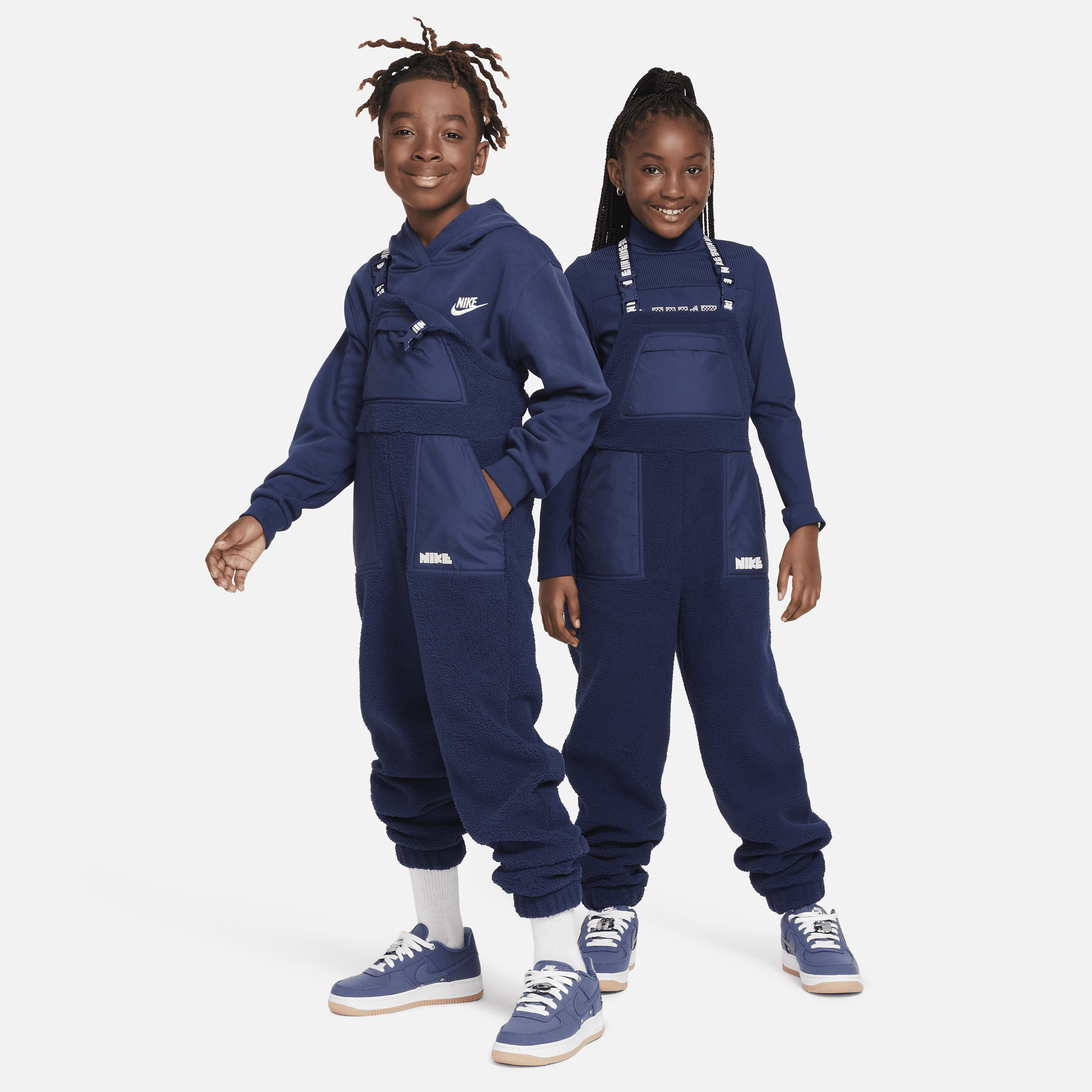 Nike Sportswear Big Kids' (girls') Overalls In Blue