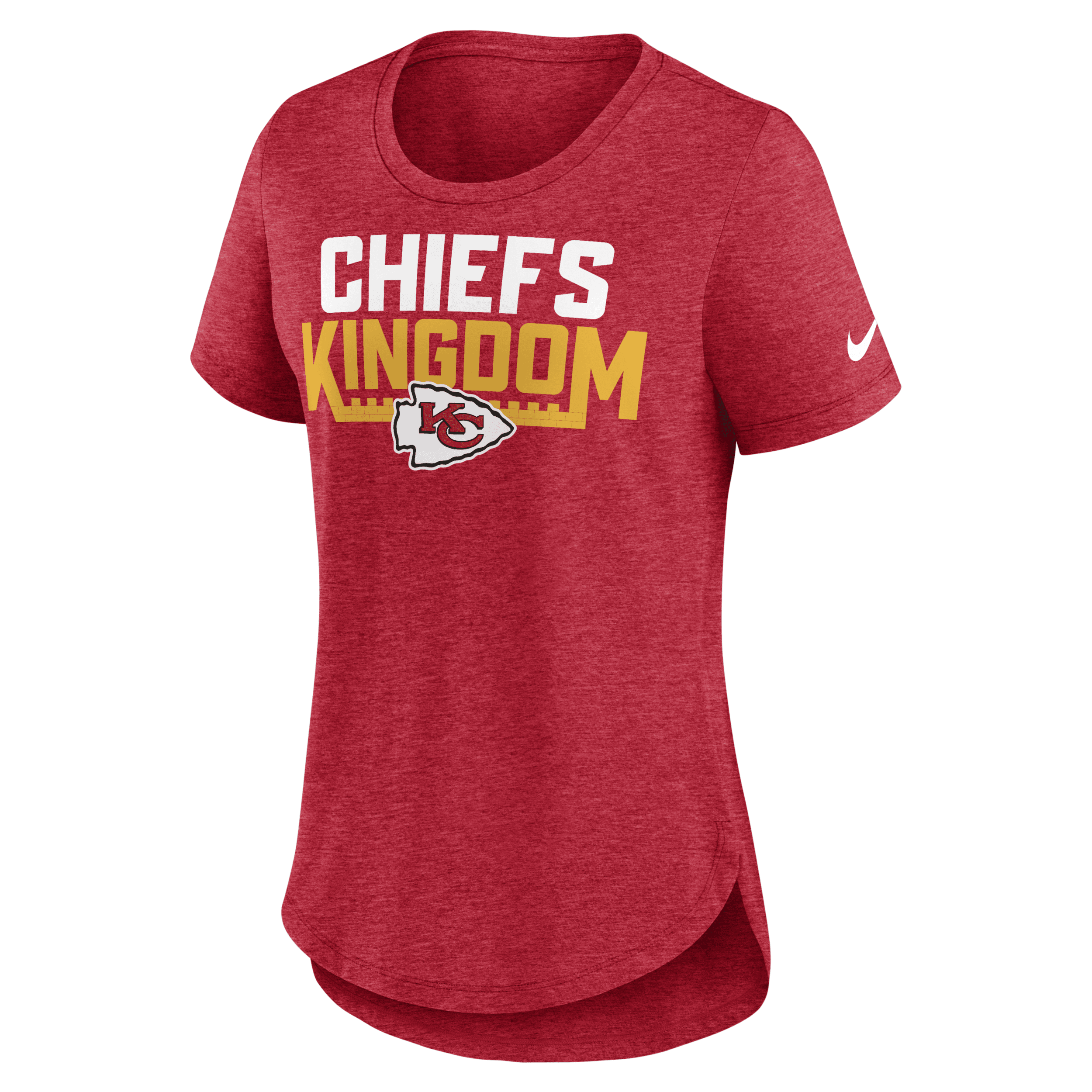 Nike Heather Red Kansas City Chiefs Local Fashion Tri-blend T-shirt In Red