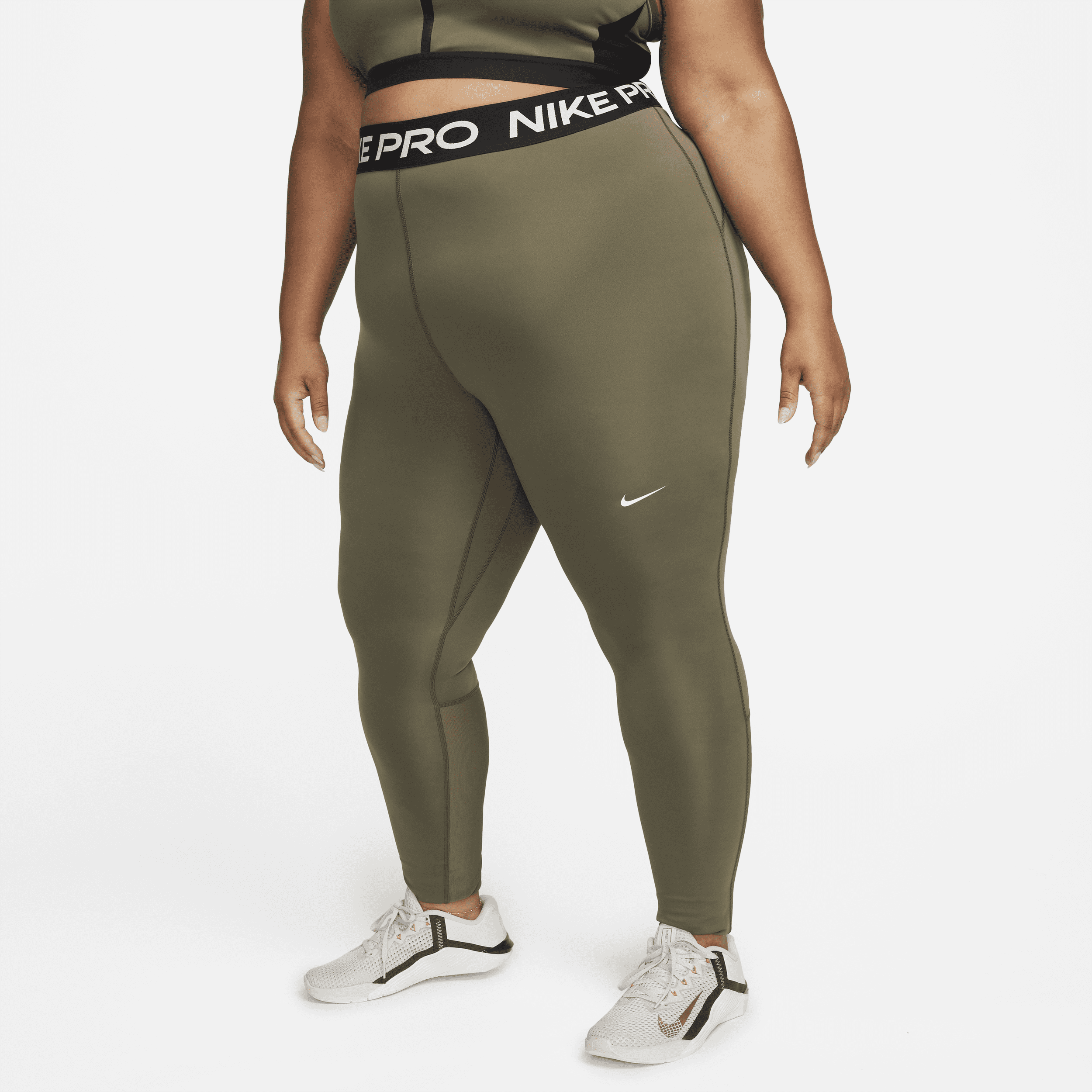 Nike Women's  Pro 365 Leggings (plus Size) In Green