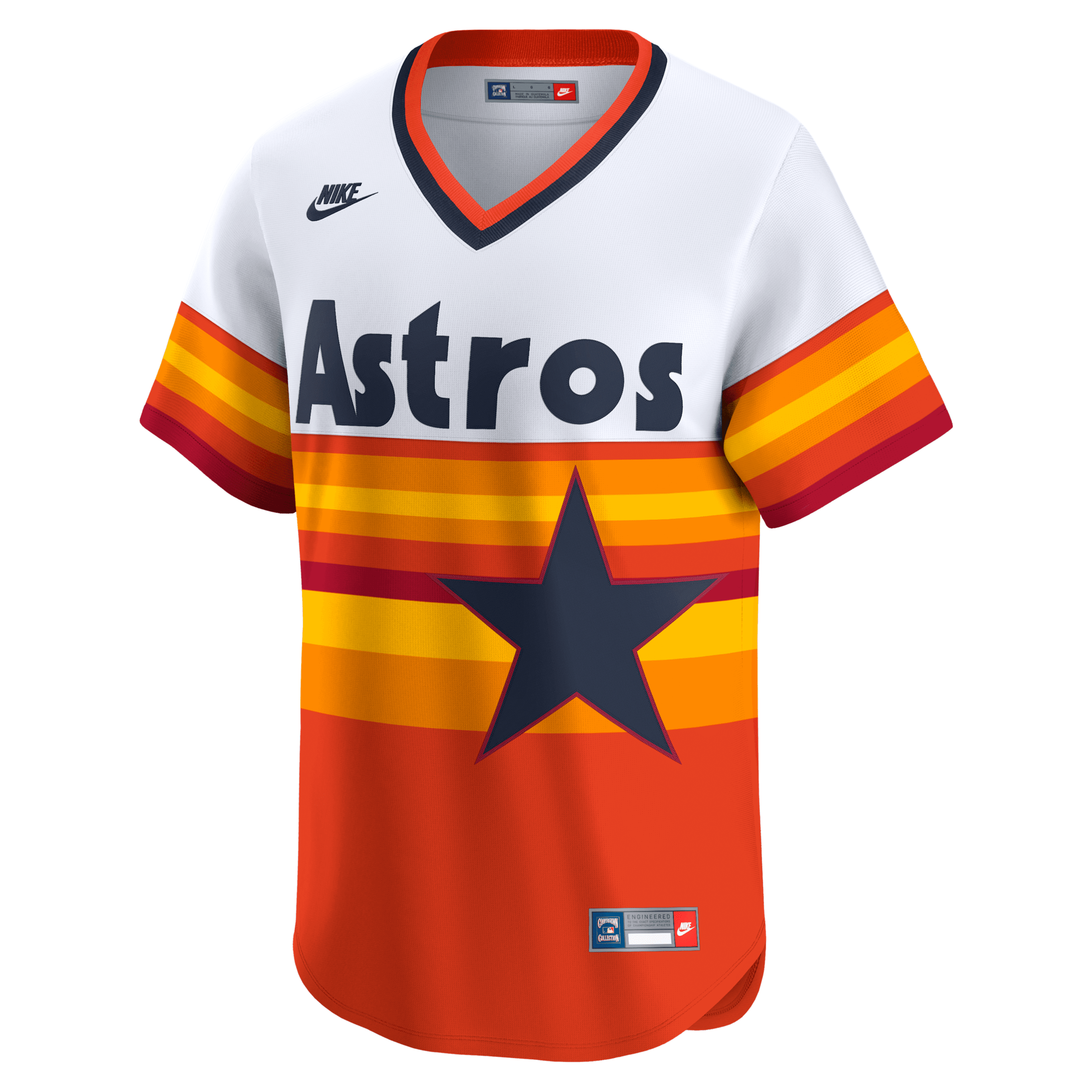 Houston Astros Cooperstown Nike Men's Dri-FIT ADV MLB Limited Jersey in White | CO2500CAH94-A3F
