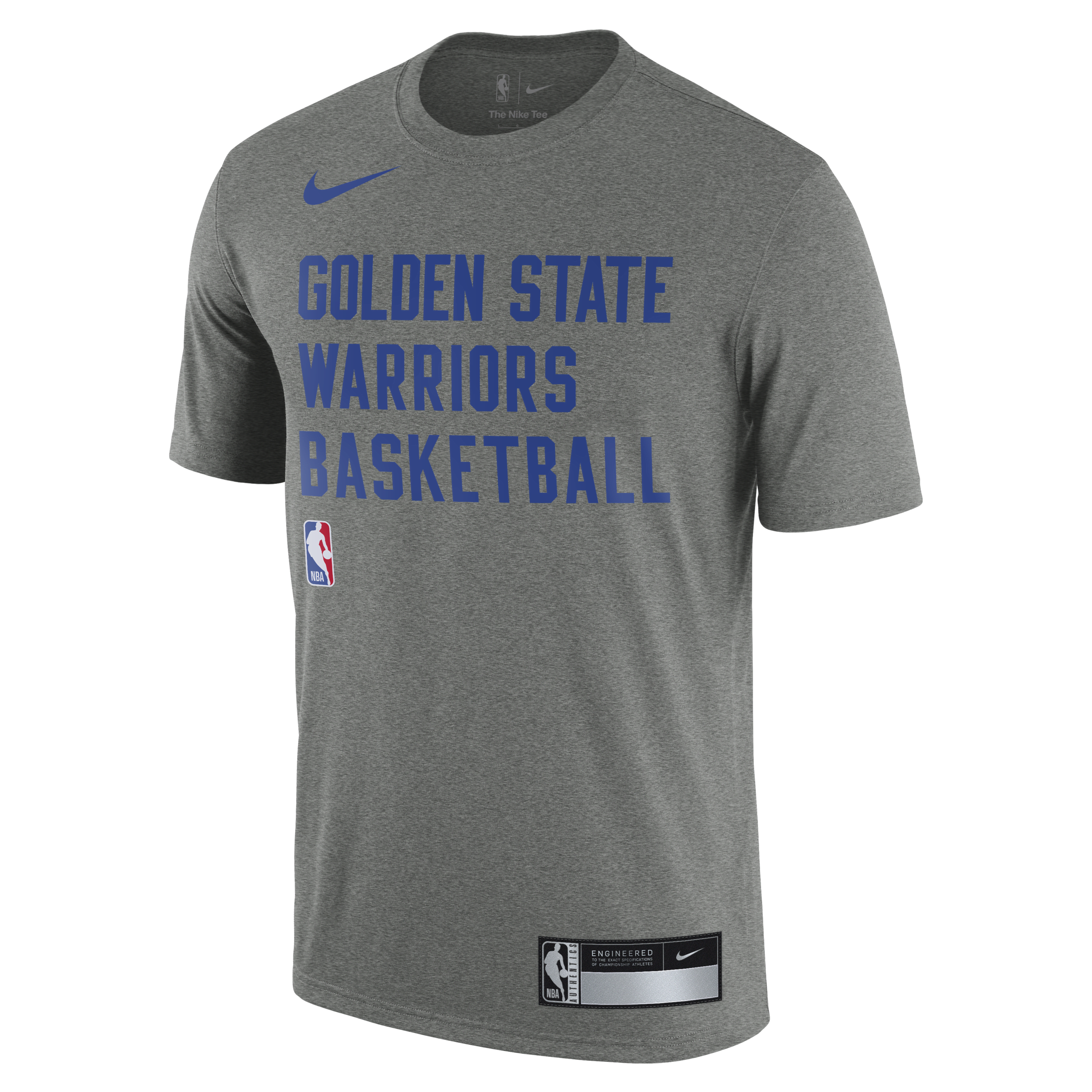 Shop Nike Golden State Warriors  Men's Dri-fit Nba Practice T-shirt In Grey