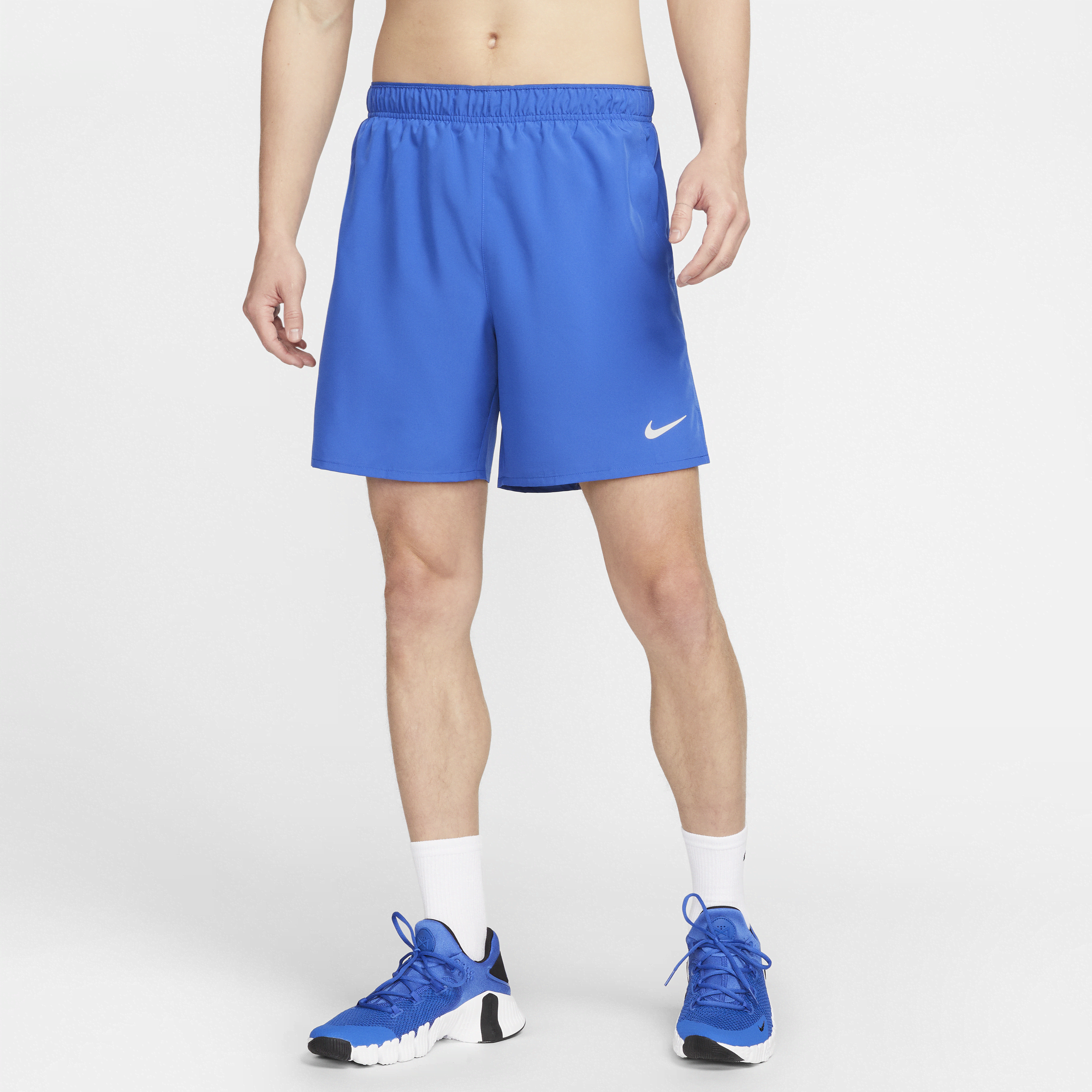 Shop Nike Men's Challenger Dri-fit 7" Brief-lined Running Shorts In Blue