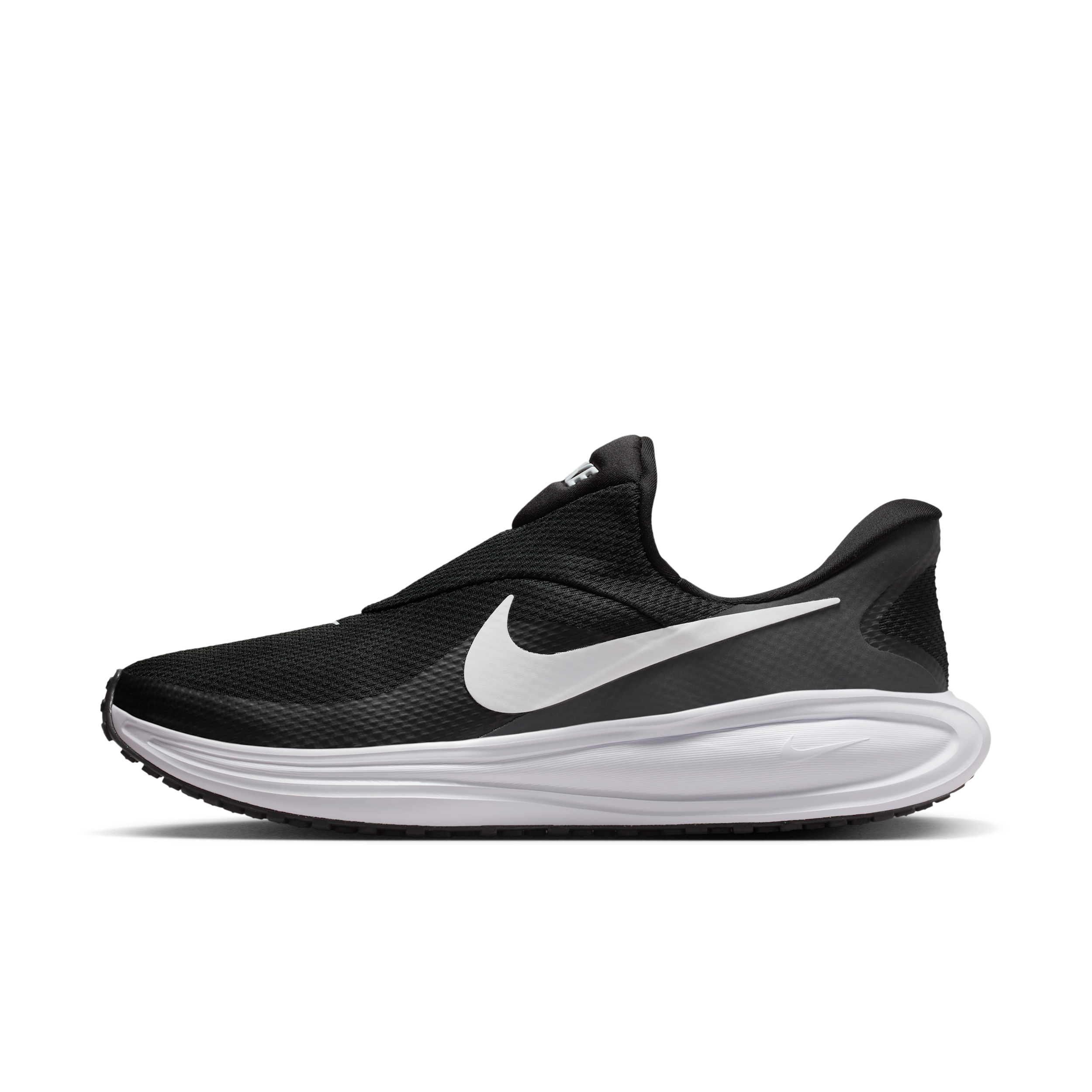 Nike Men's Revolution 8 Easyon Road Running Shoes In Black