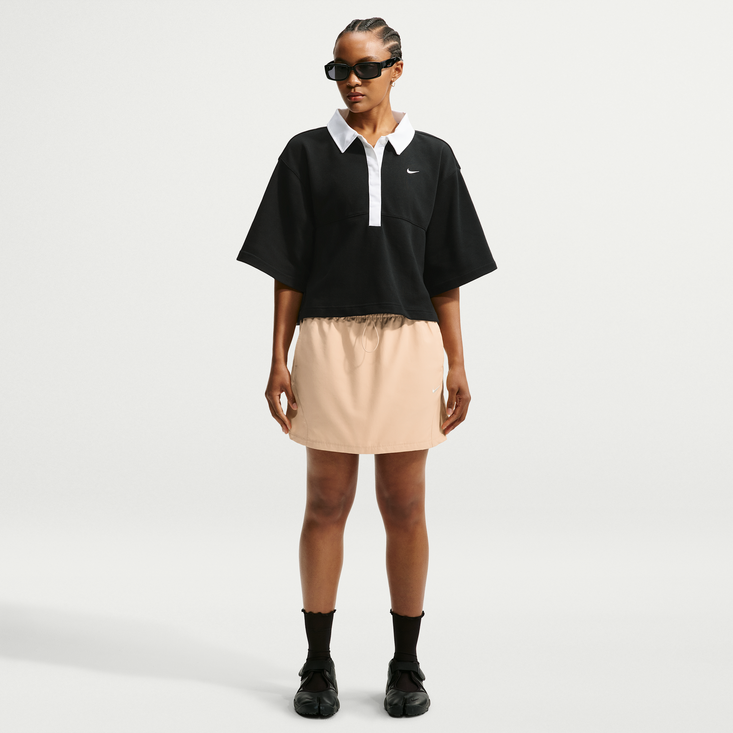 Women's Nike Sportswear Mid-Rise Mini Skirt in Brown | IF0556-286
