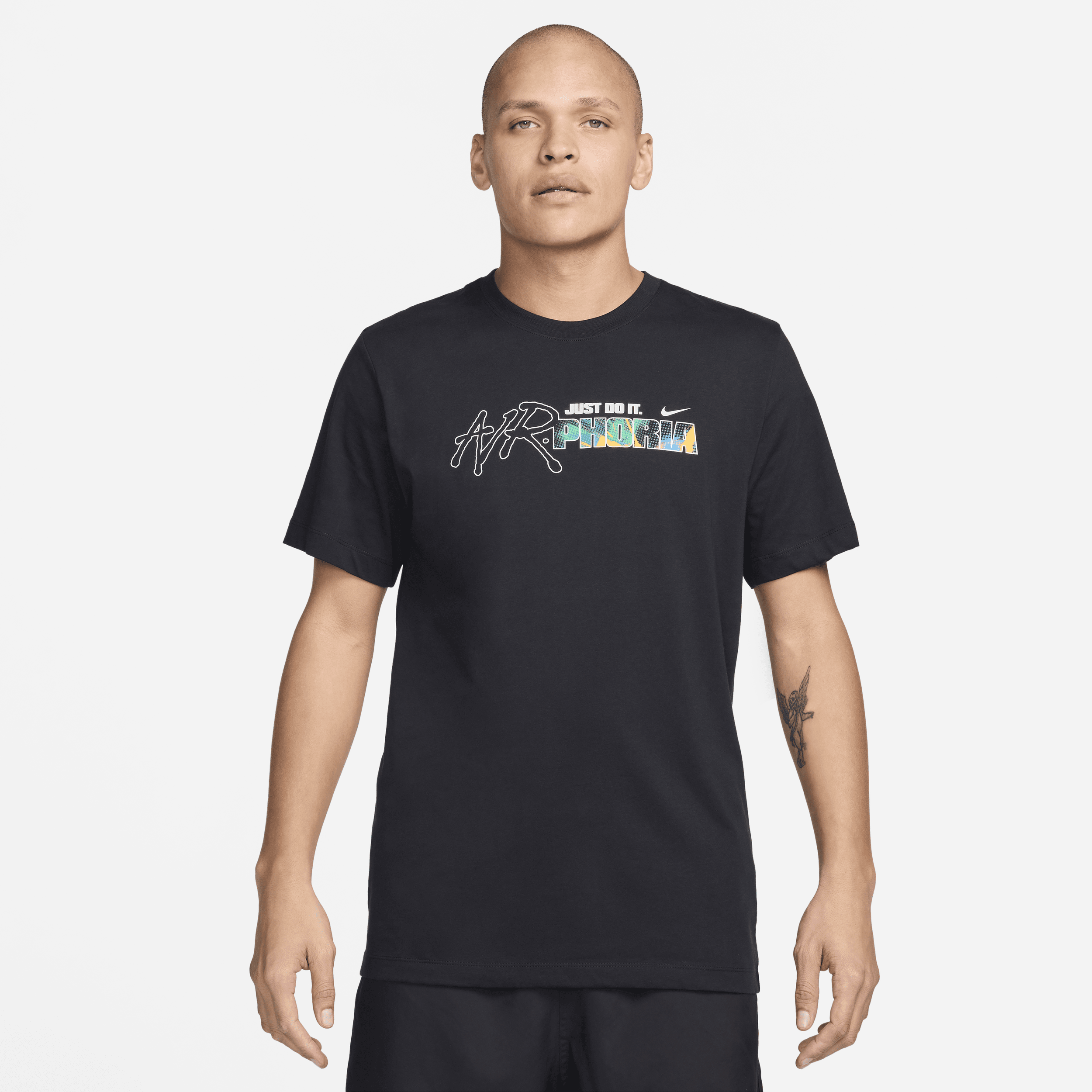 Shop Nike Men's  Sportswear T-shirt In Black