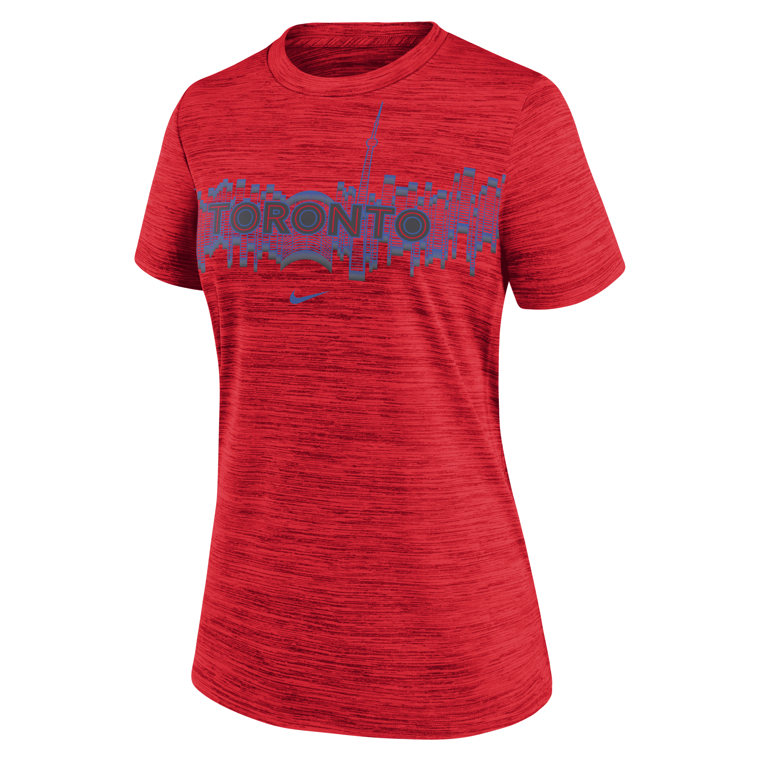 Nike Toronto Blue Jays Authentic Collection City Connect Practice Velocity  Women's Dri-fit Mlb T-shirt In Red