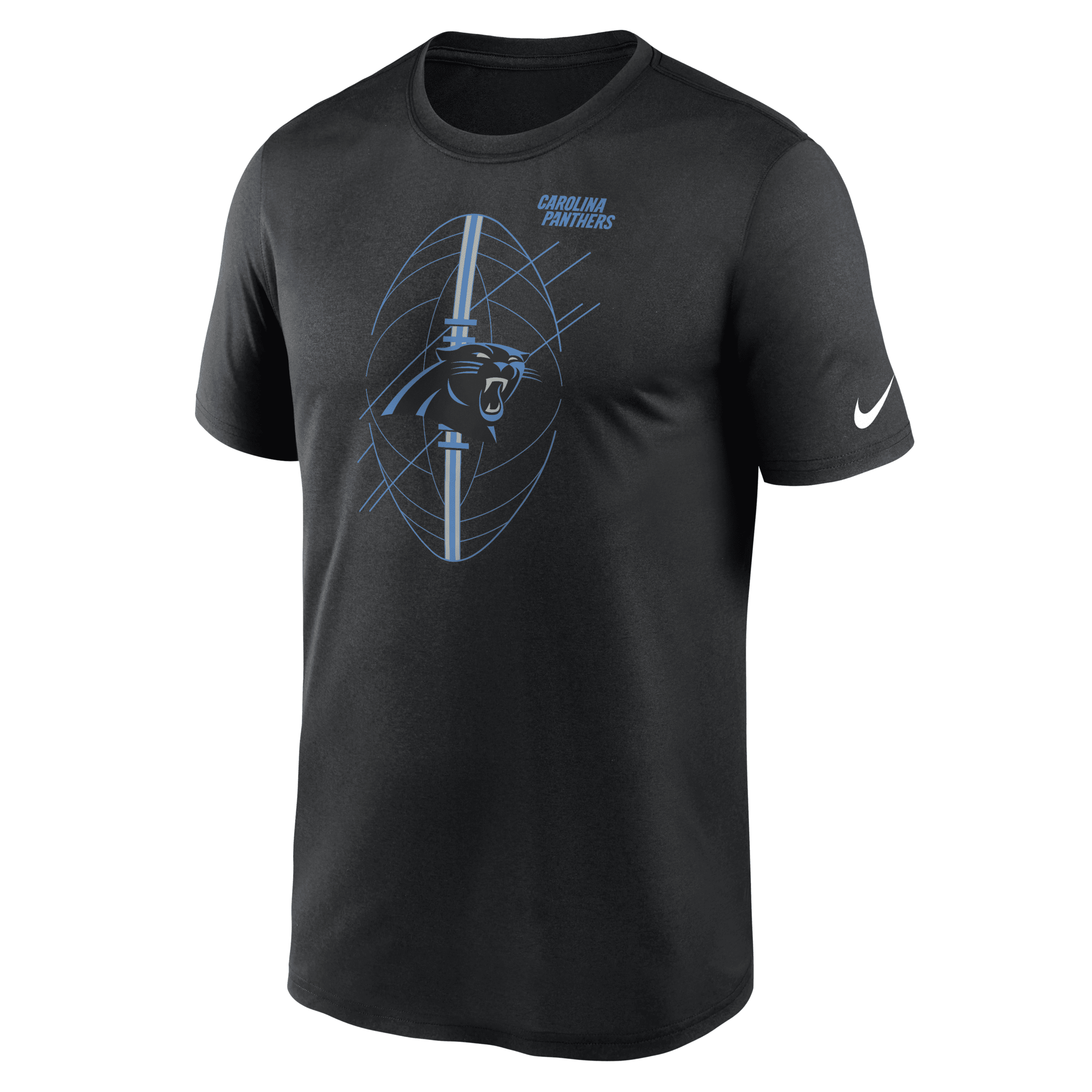 Shop Nike Men's Dri-fit Icon Legend (nfl Carolina Panthers) T-shirt In Black