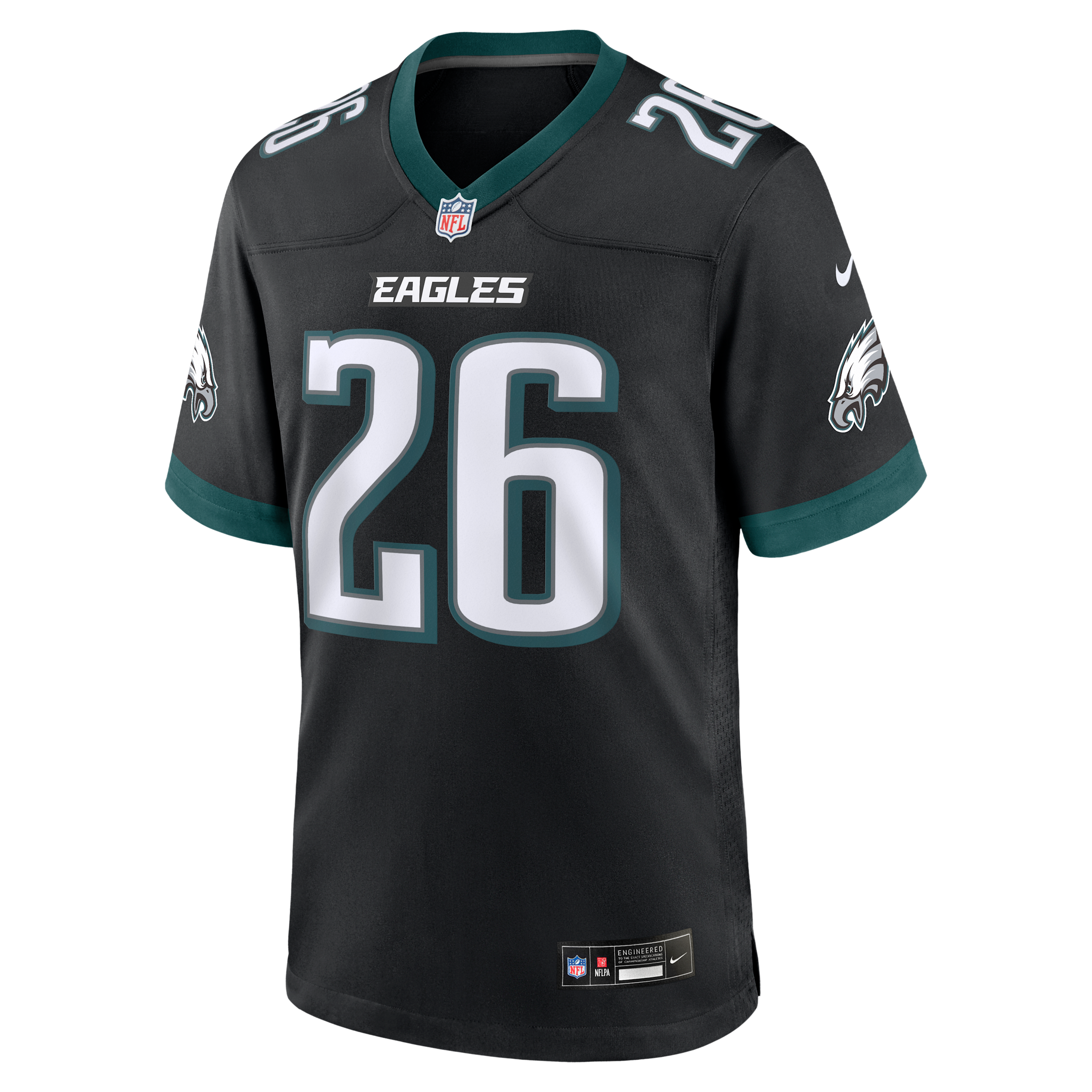 Saquon Barkley Philadelphia Eagles Nike Men's NFL Game Jersey in Black | 67NM0G5T86F-XZ7