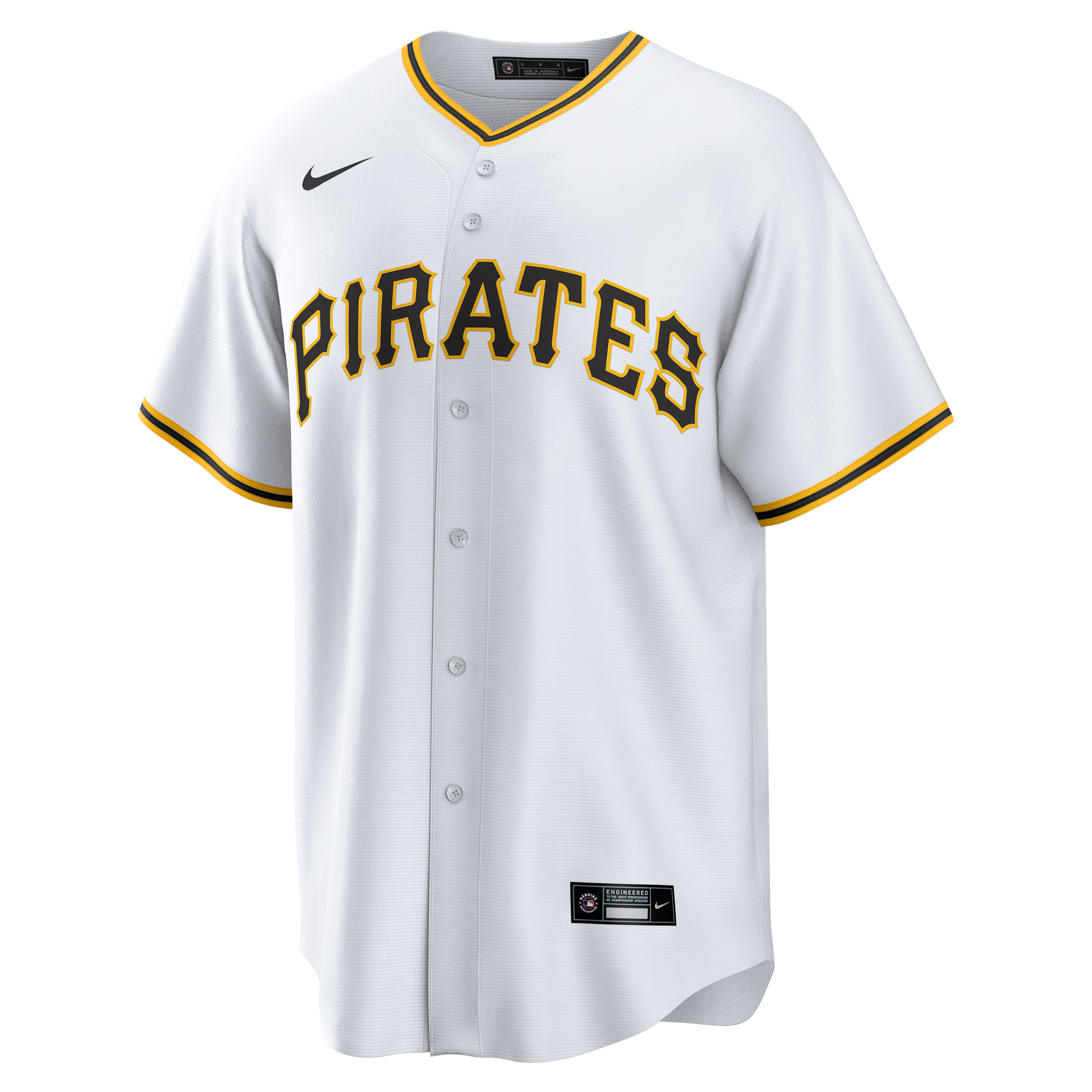 Oneil Cruz Pittsburgh Pirates Nike Men's MLB Replica Jersey in White | T770PTW1PT7-0Z1