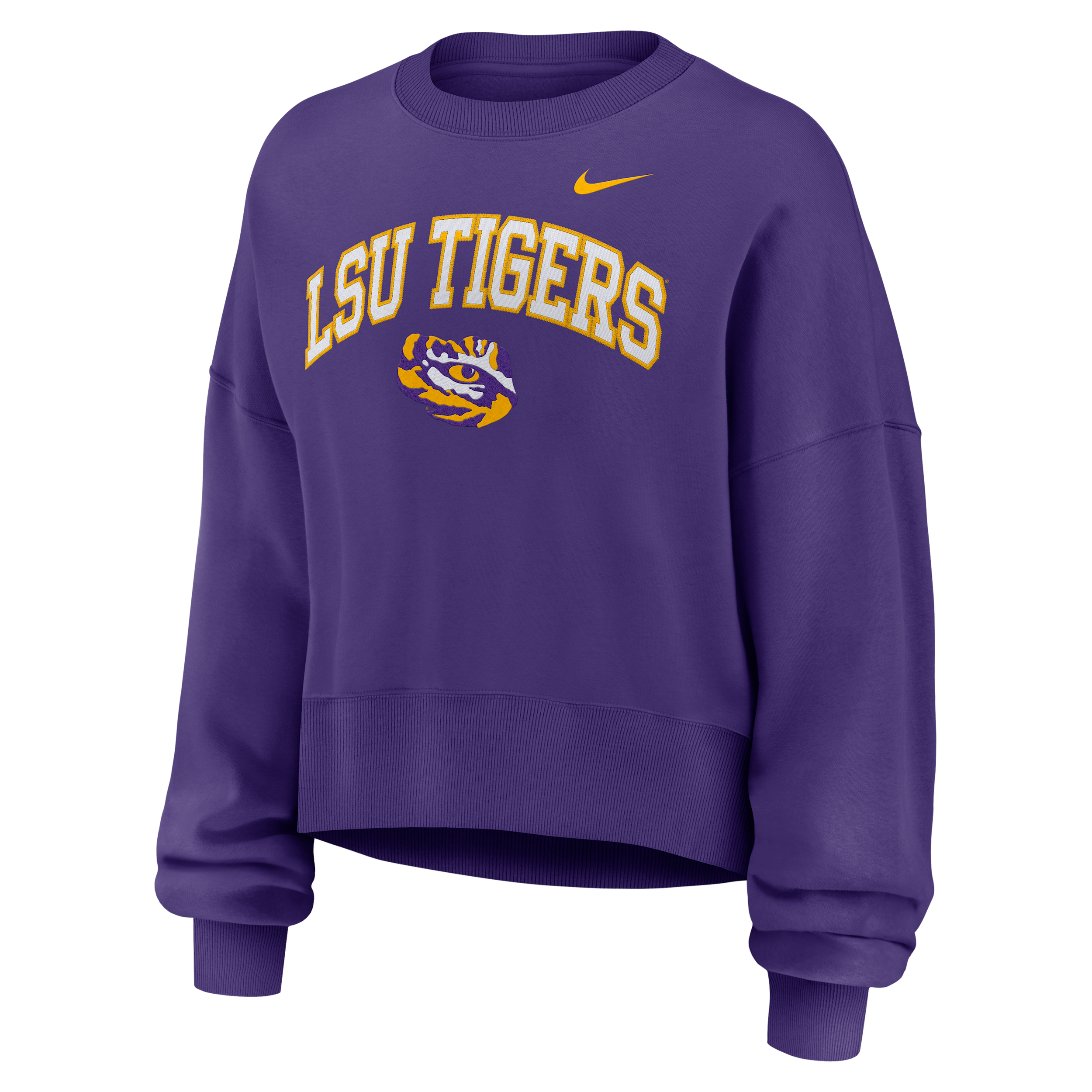 Nike Lsu Phoenix Arch Women's College Pullover Crew In Purple