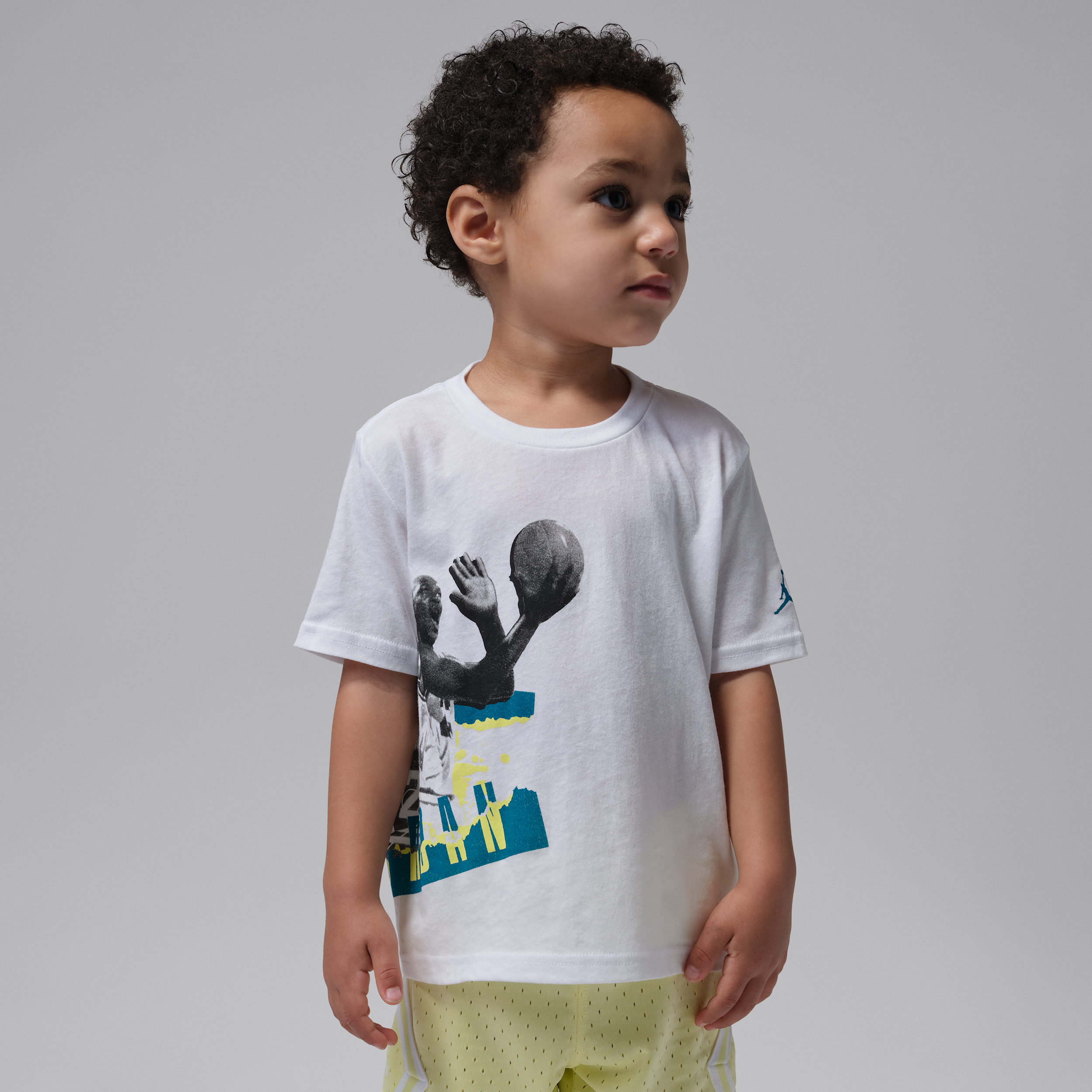 Jordan Toddler History Lesson T-Shirt in White 75F627-001 21$