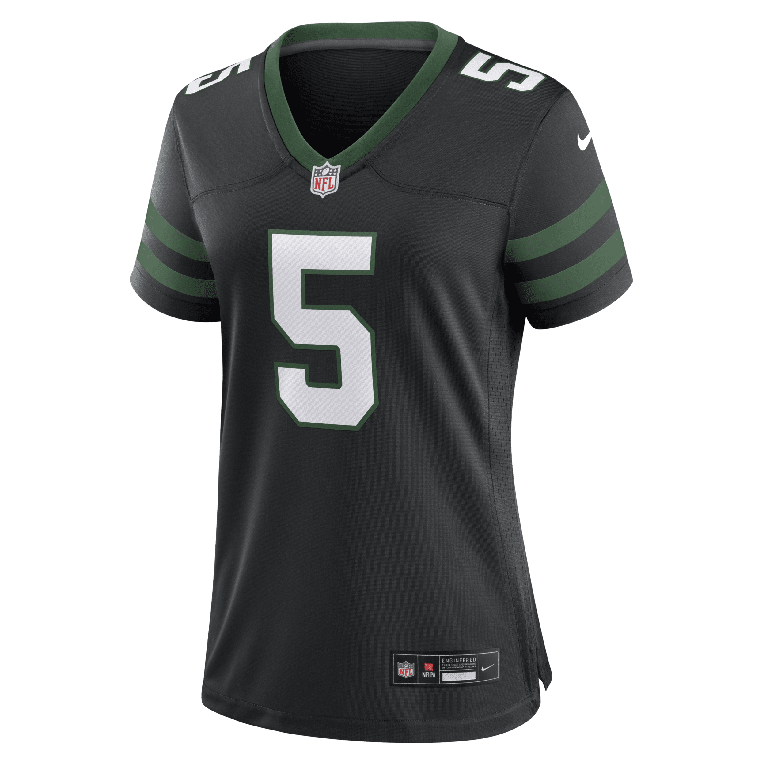 Garrett Wilson New York Jets Nike Women's NFL Game Football Jersey in Black | 67NW09WK72F-GTF