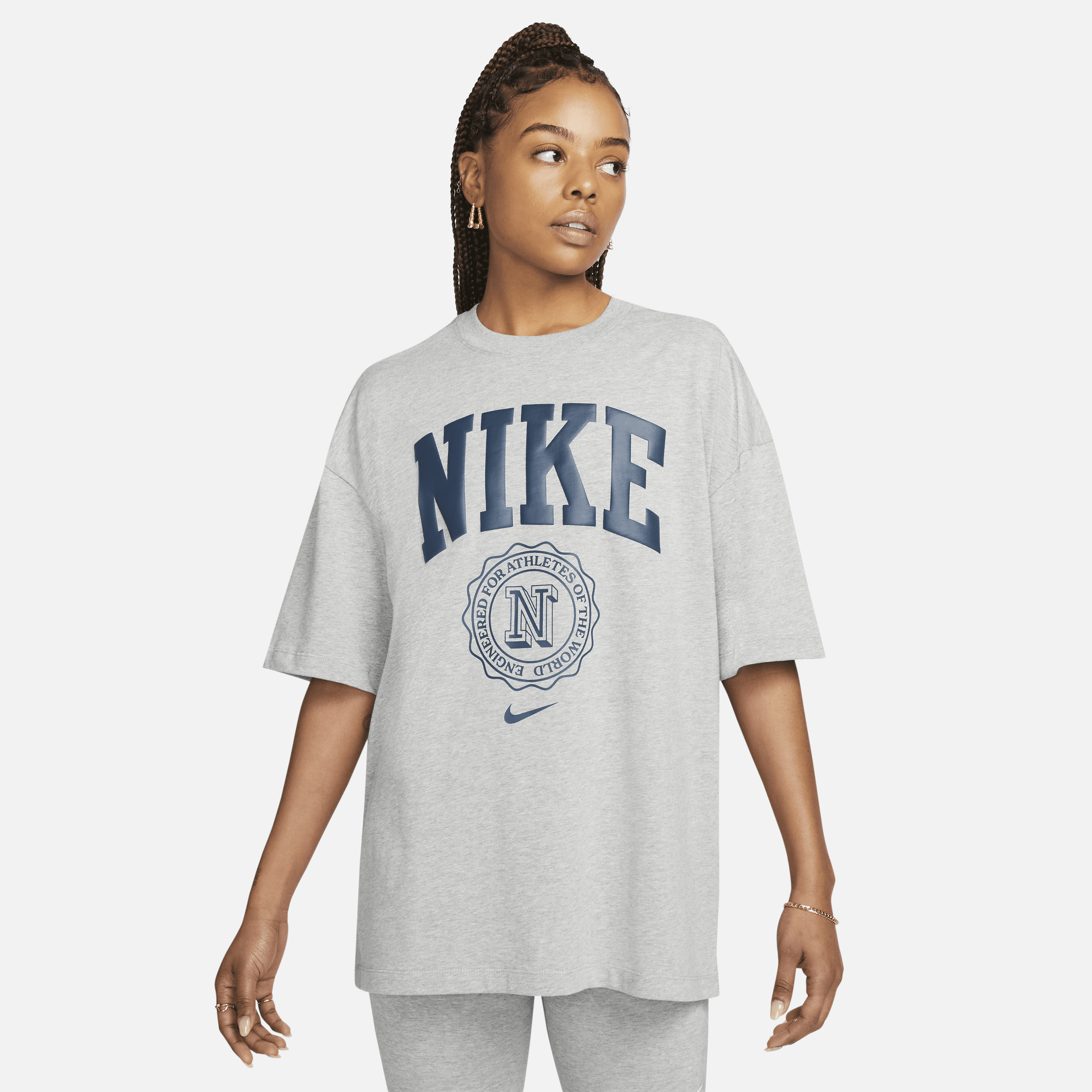 Nike Women's  Sportswear Essentials T-shirt In Grey
