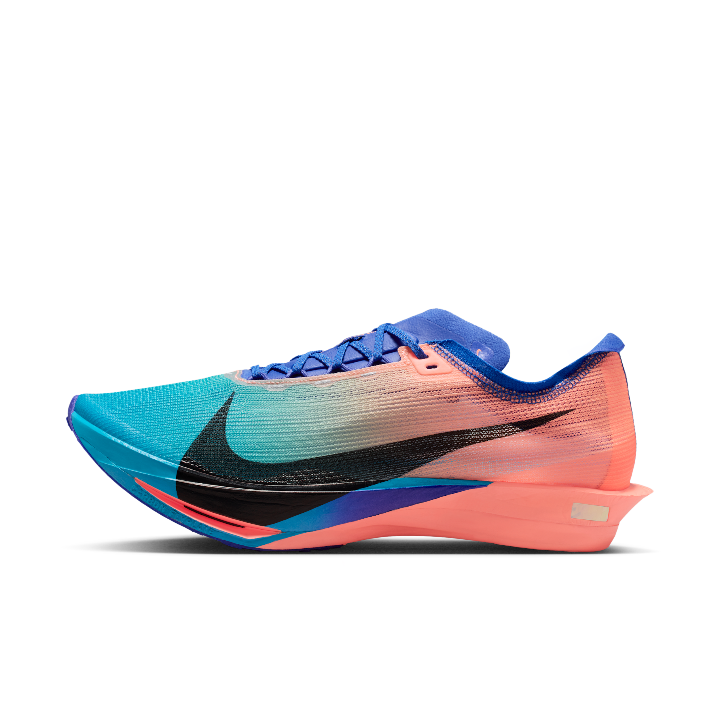 Nike Men's Streakfly 2 Running Shoes, Size 8, Atomic Pink/White/Racer Blue/Blue Lightning/Indigo Burst/Vol