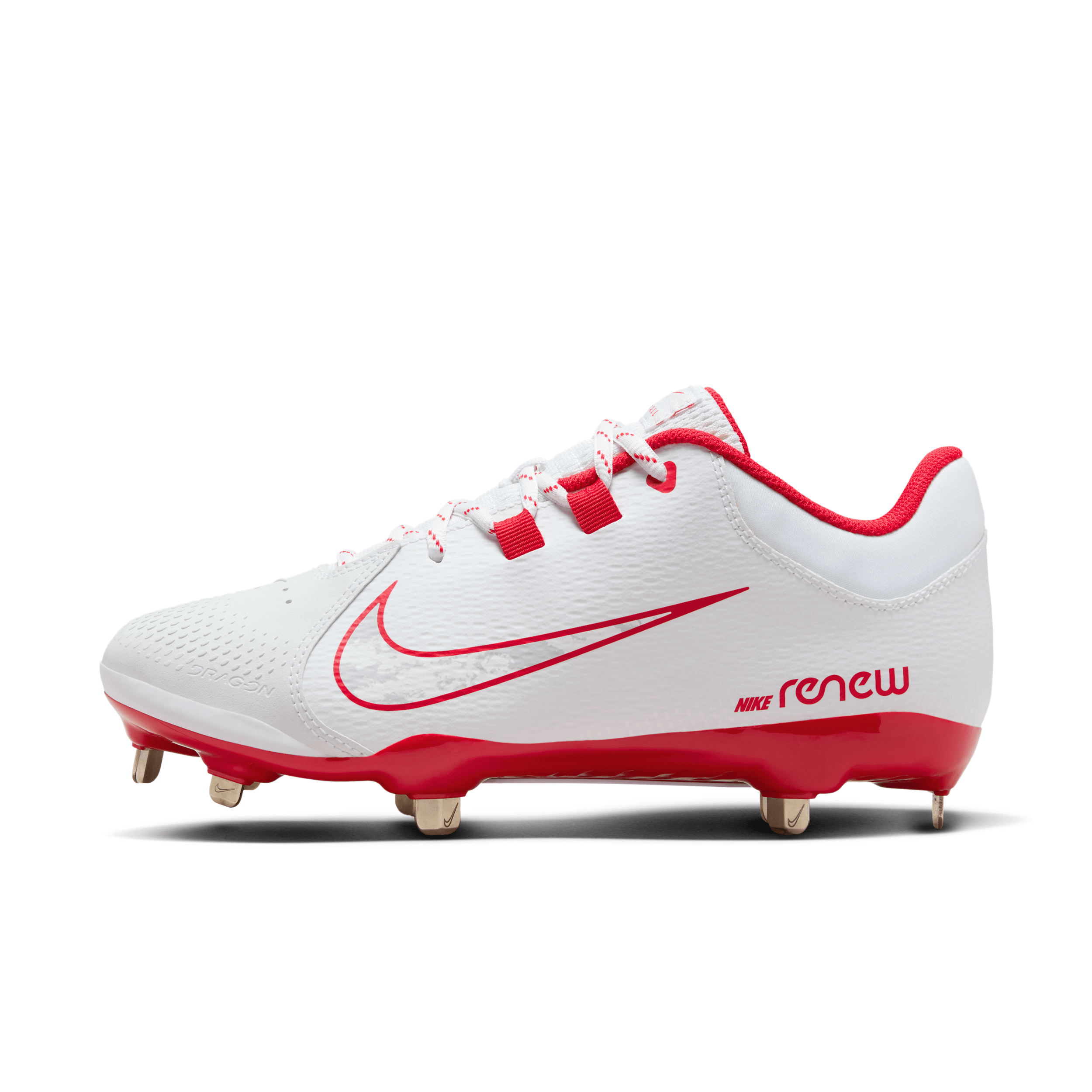 Nike Women's Hyperdiamond 4 Pro Softball Cleats in White | FZ0922-102