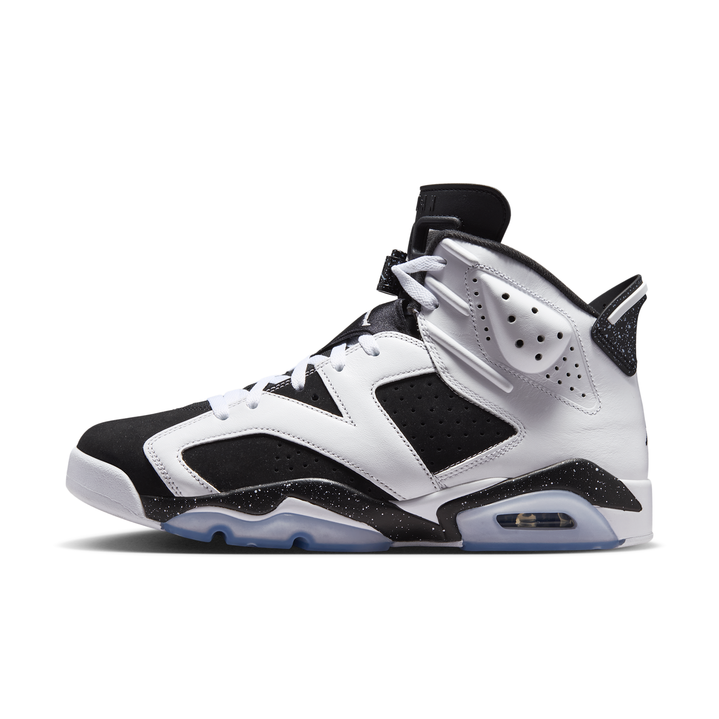 Men's Air Jordan 6 Retro "Black and White" Shoes in White | CT8529-108