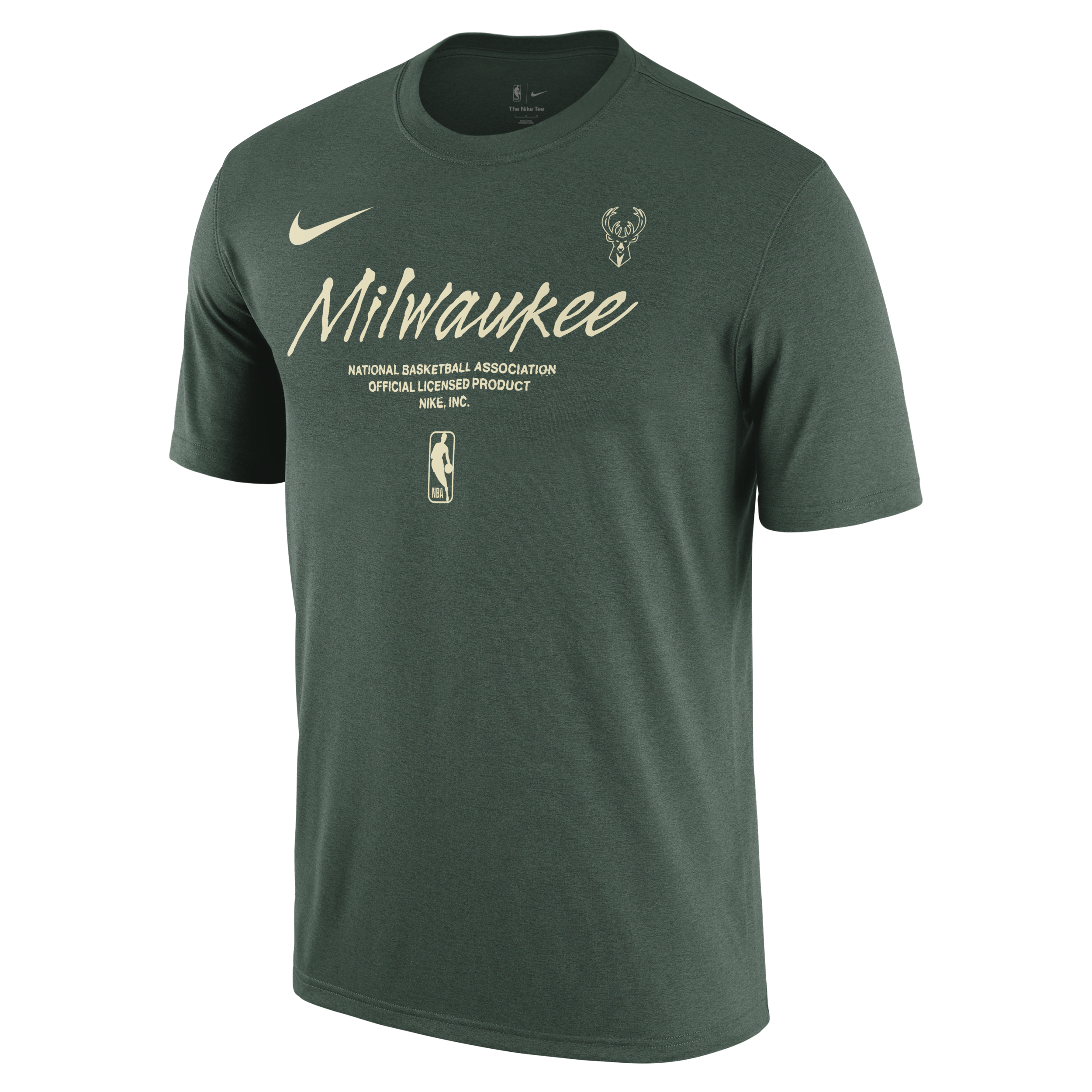 Nike Milwaukee Bucks Essential  Men's Nba T-shirt In Green