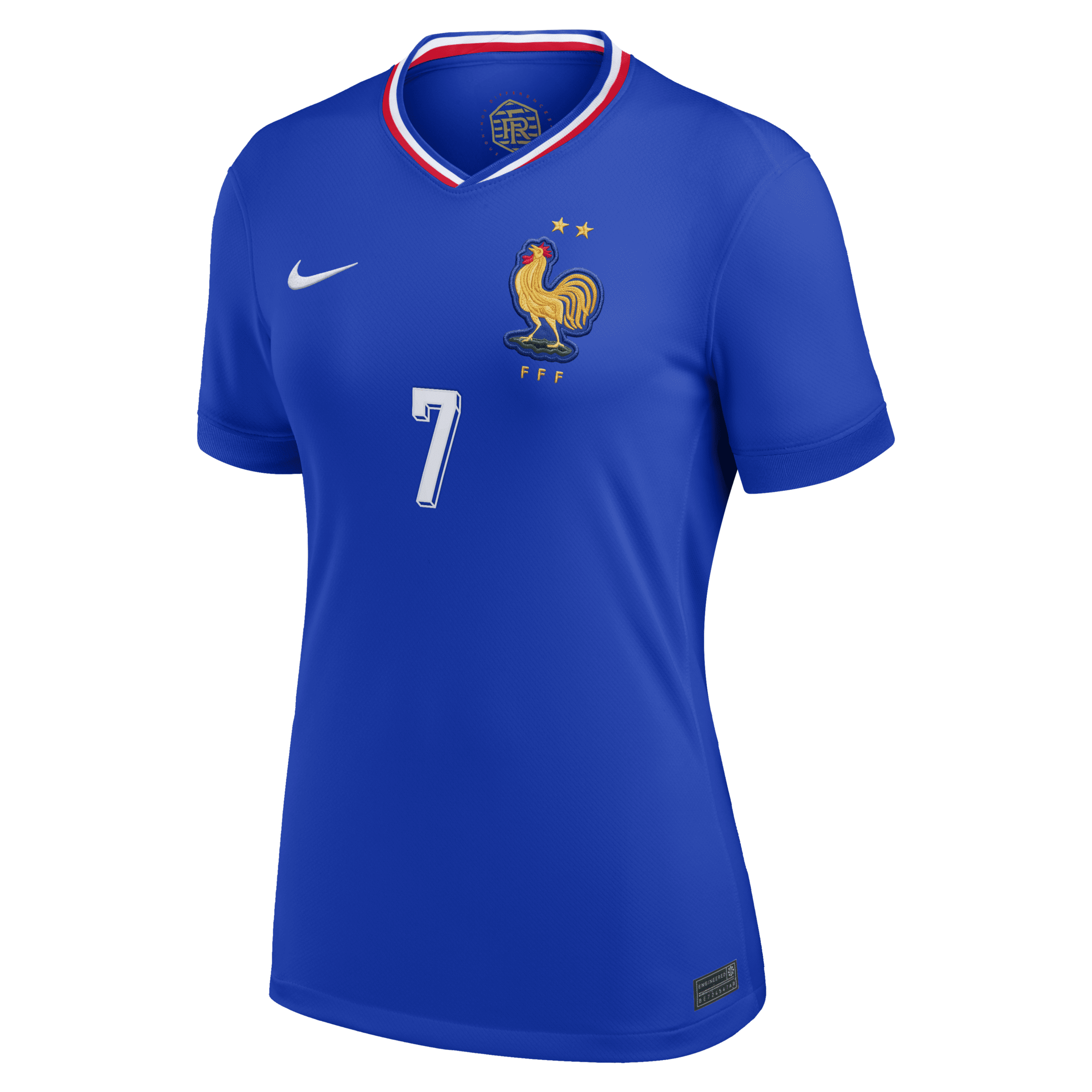 Nike Antoine Griezmann France National Team 2024 Stadium Away Women's Dri-fit Soccer Jersey In Blue