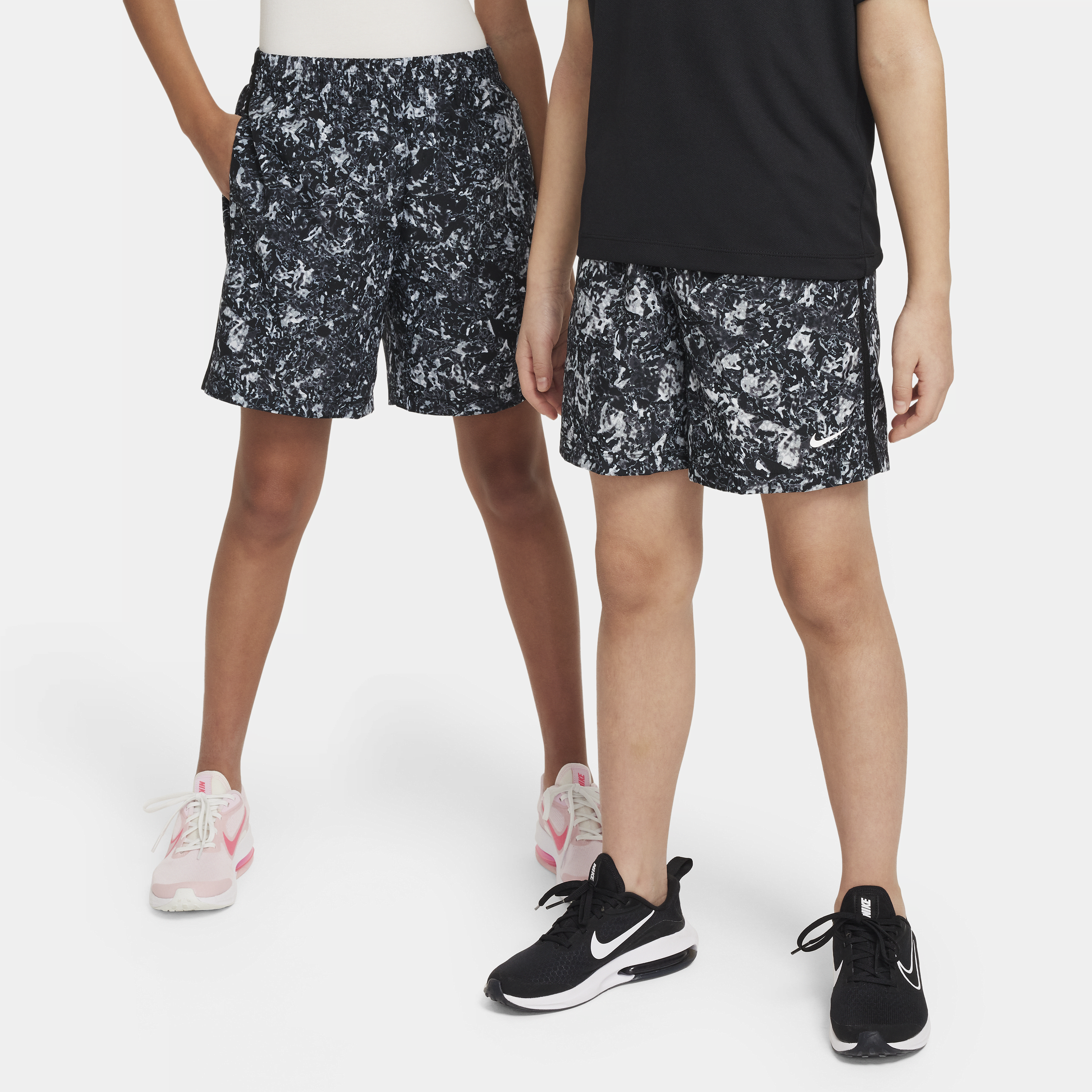 Nike Multi Big Kids' (boys') Dri-fit Shorts In Black