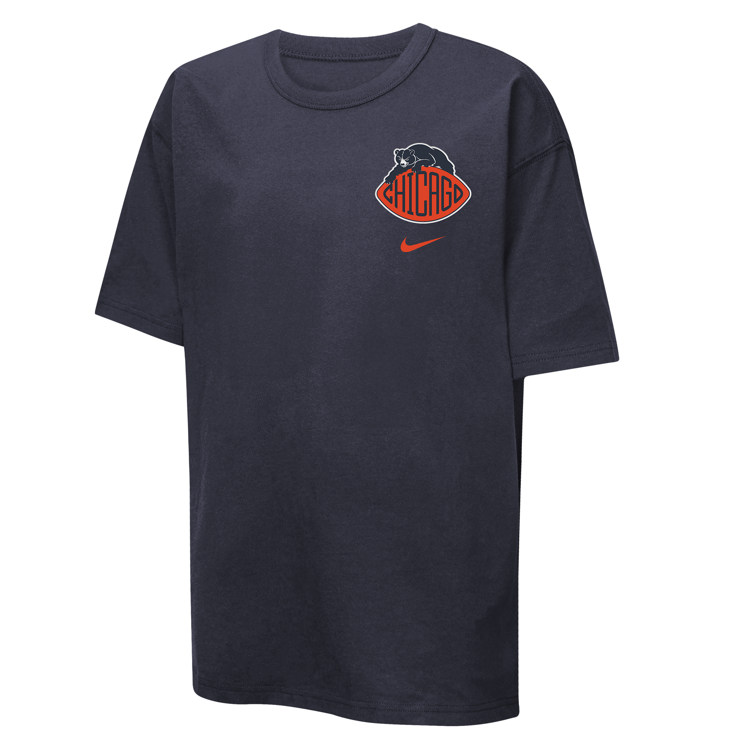 Chicago Bears Rivalries Collection Helmet Max90 Big Kids' Nike NFL T-Shirt in Blue | Z1B7NFSUBRS-000