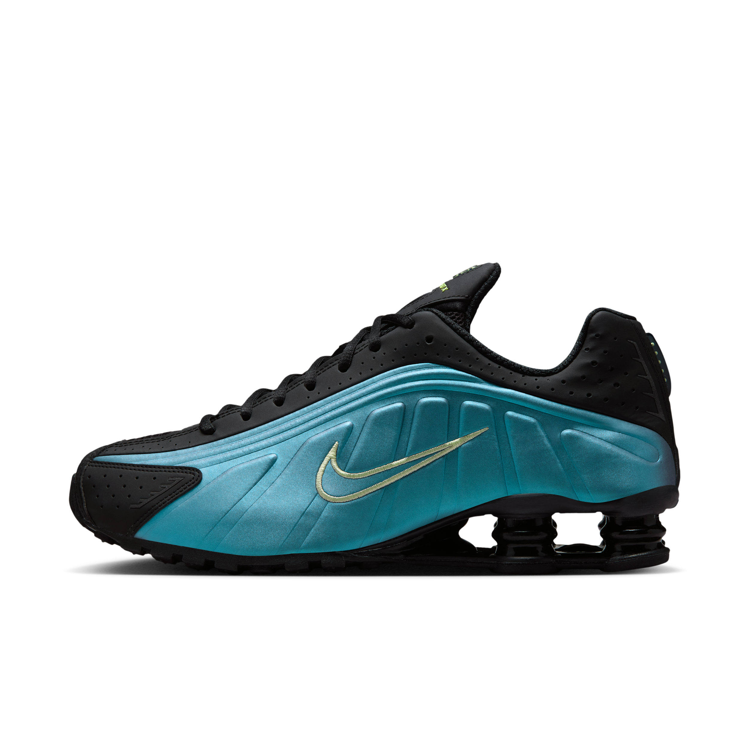 Nike Mens Shox R4 - - Lt Liquid Lime / Pencil Point / Sapphire Size 11.0