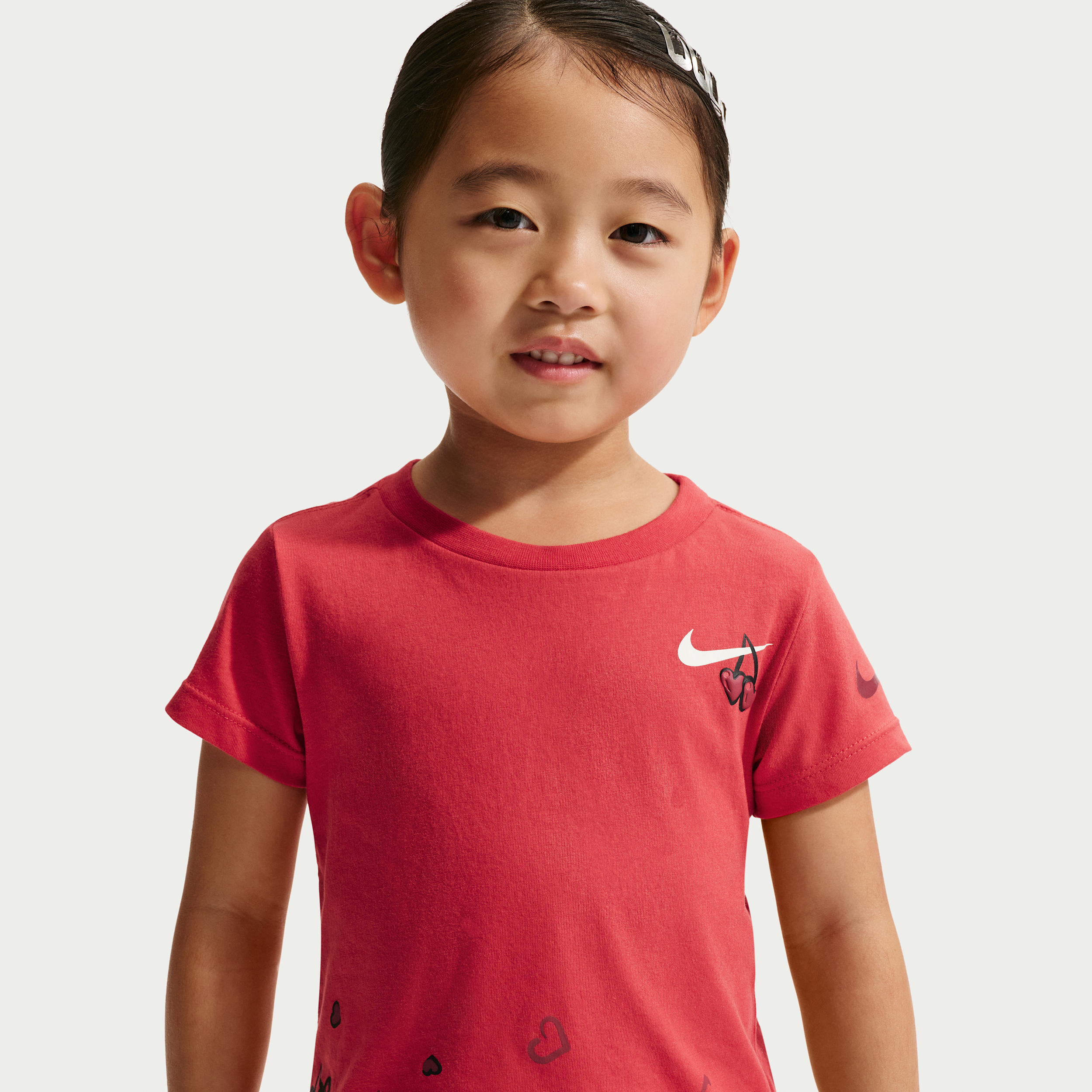 Nike Cherry Toddler Ringlet T-Shirt in Red | 26N666-U10