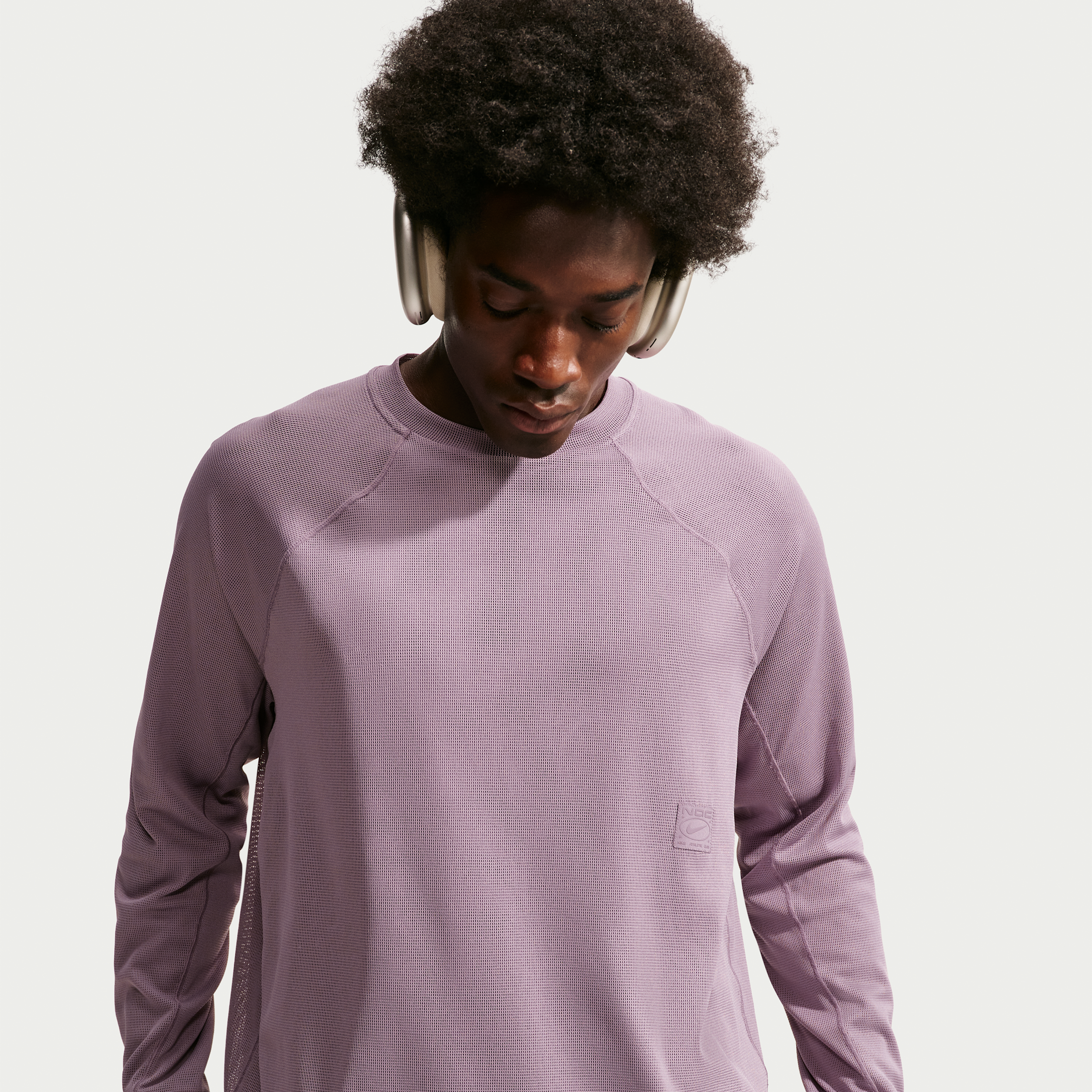 Nike Men's N.A.C. Dri-FIT Long-Sleeve Top in Purple | IM5601-524