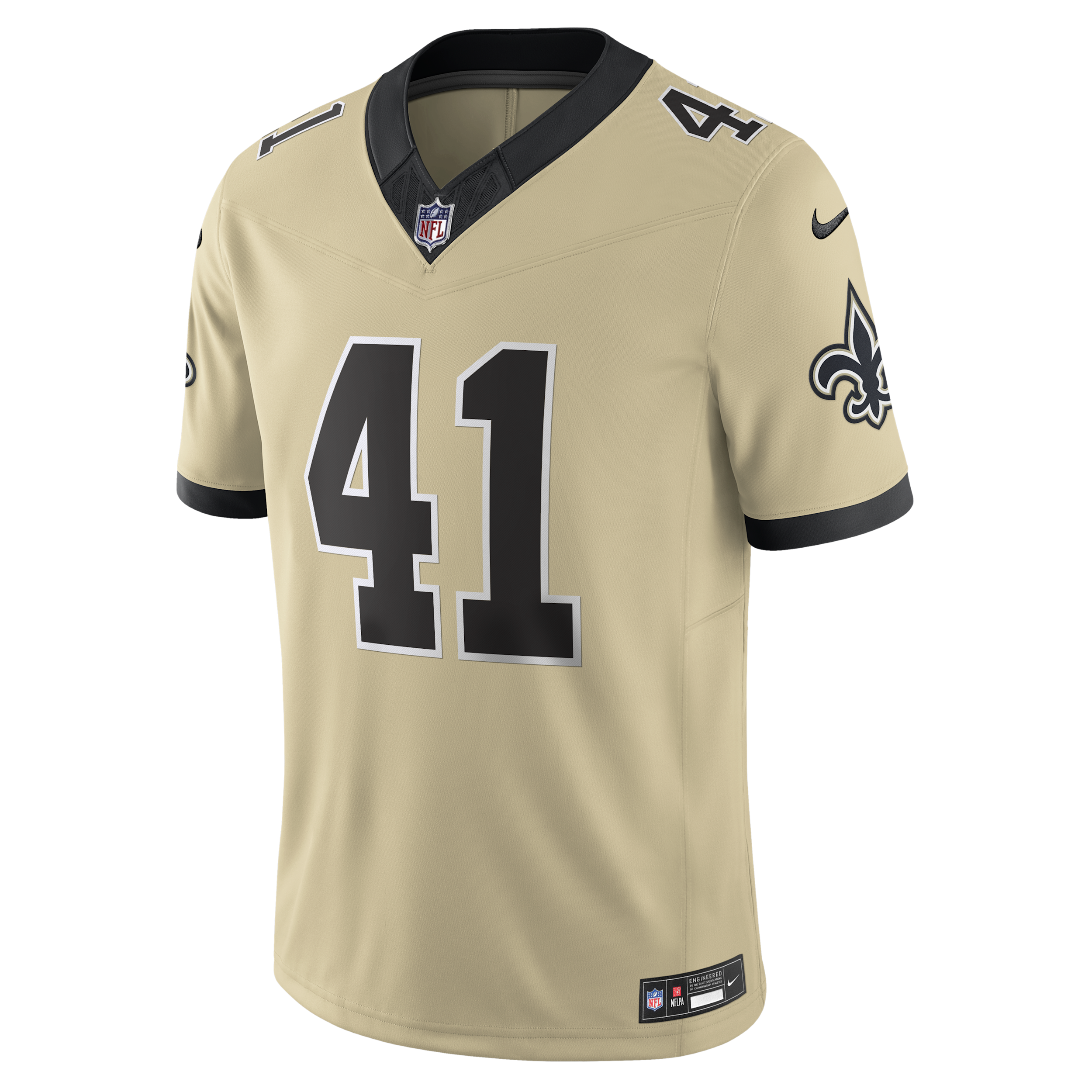 Nike Men's Alvin Kamara Gold New Orleans Saints Gameday Golds Alternate Vapor F.u.s.e. Limited Jersey - Gold