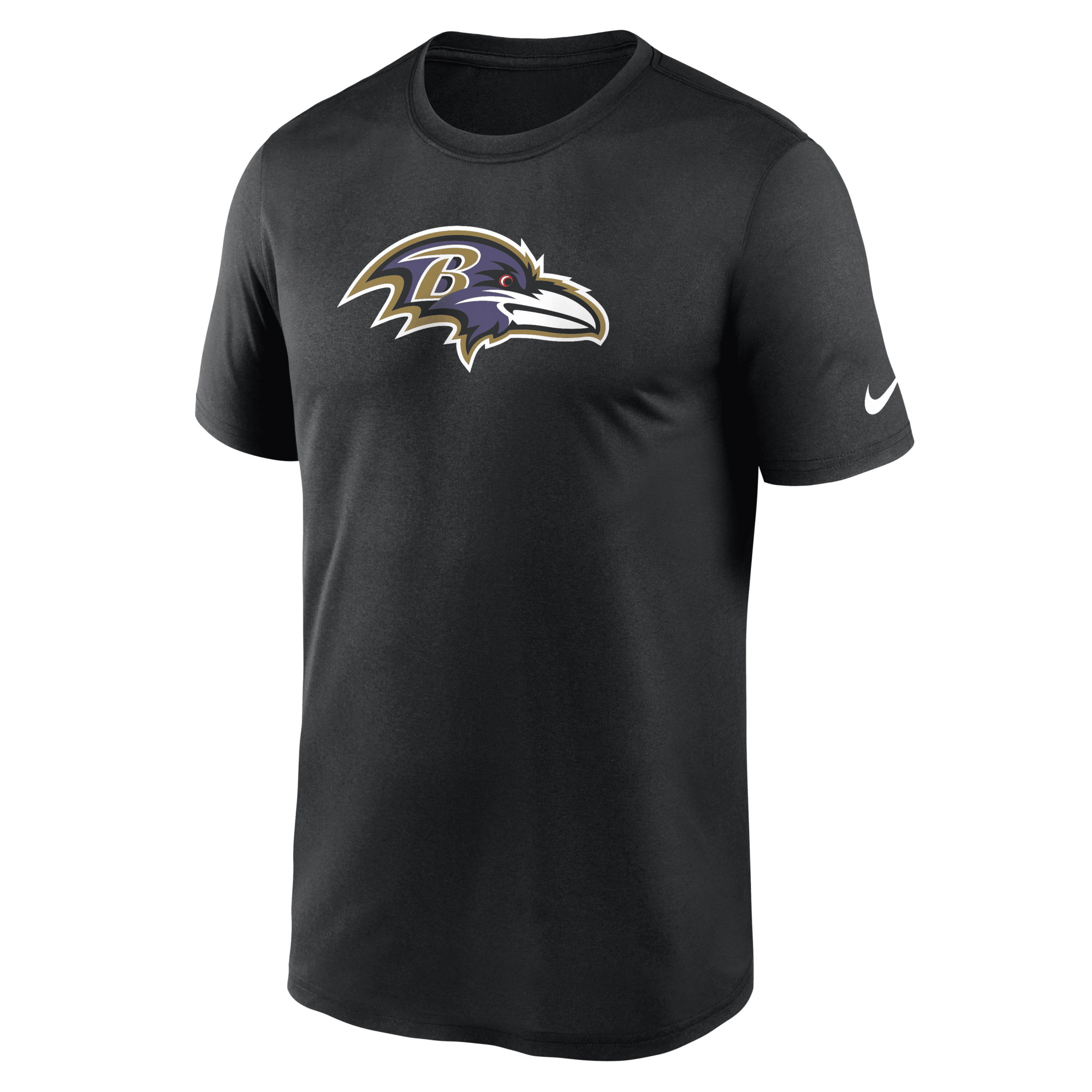 Nike Men's Dri-fit Logo Legend (nfl Baltimore Ravens) T-shirt In Black