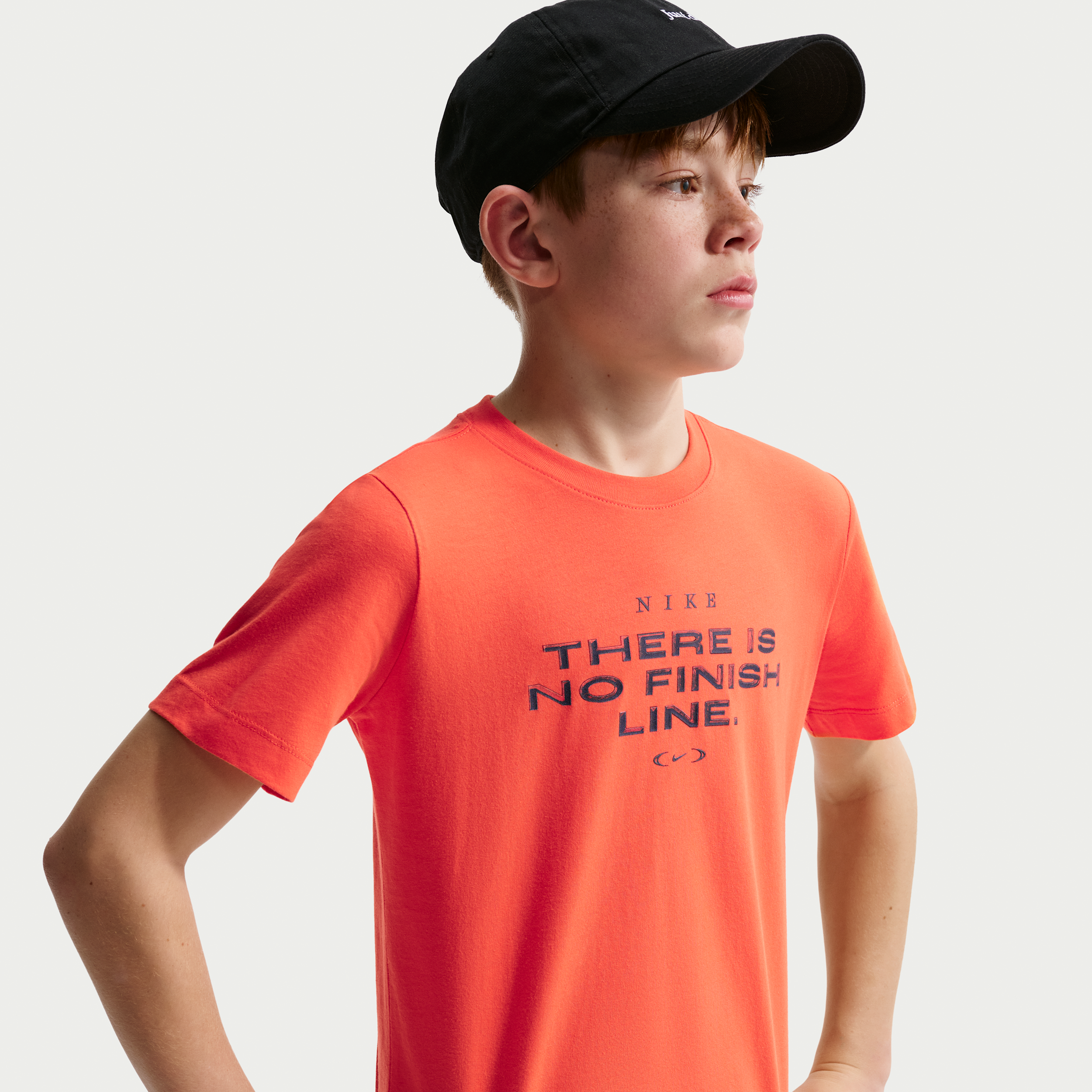 Nike Sportswear Big Kids' T-Shirt in Orange | II9934-842