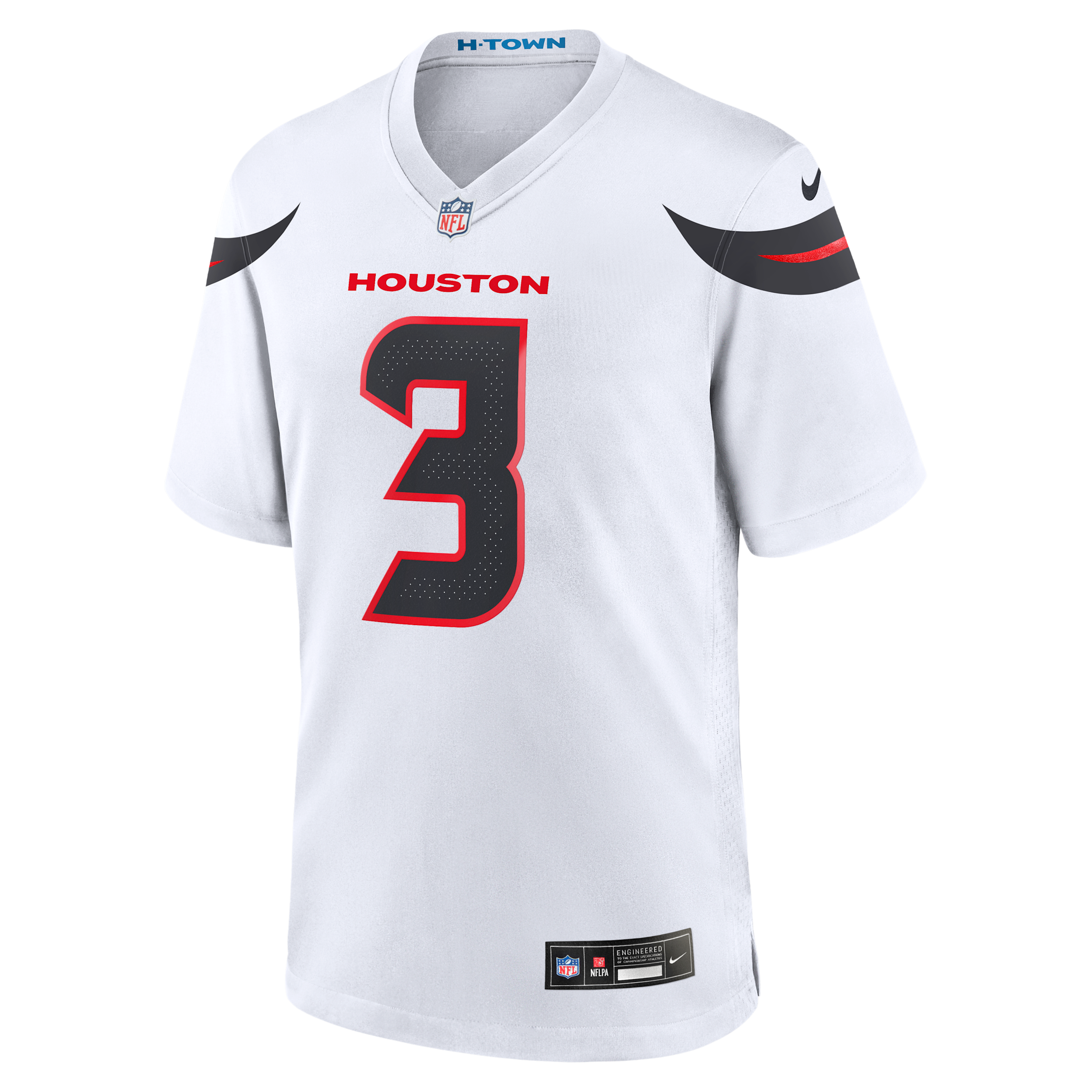 Tank Top Dell Houston Texans Nike Men's NFL Game Football Jersey in White | 67NM0B9N9HF-D1E