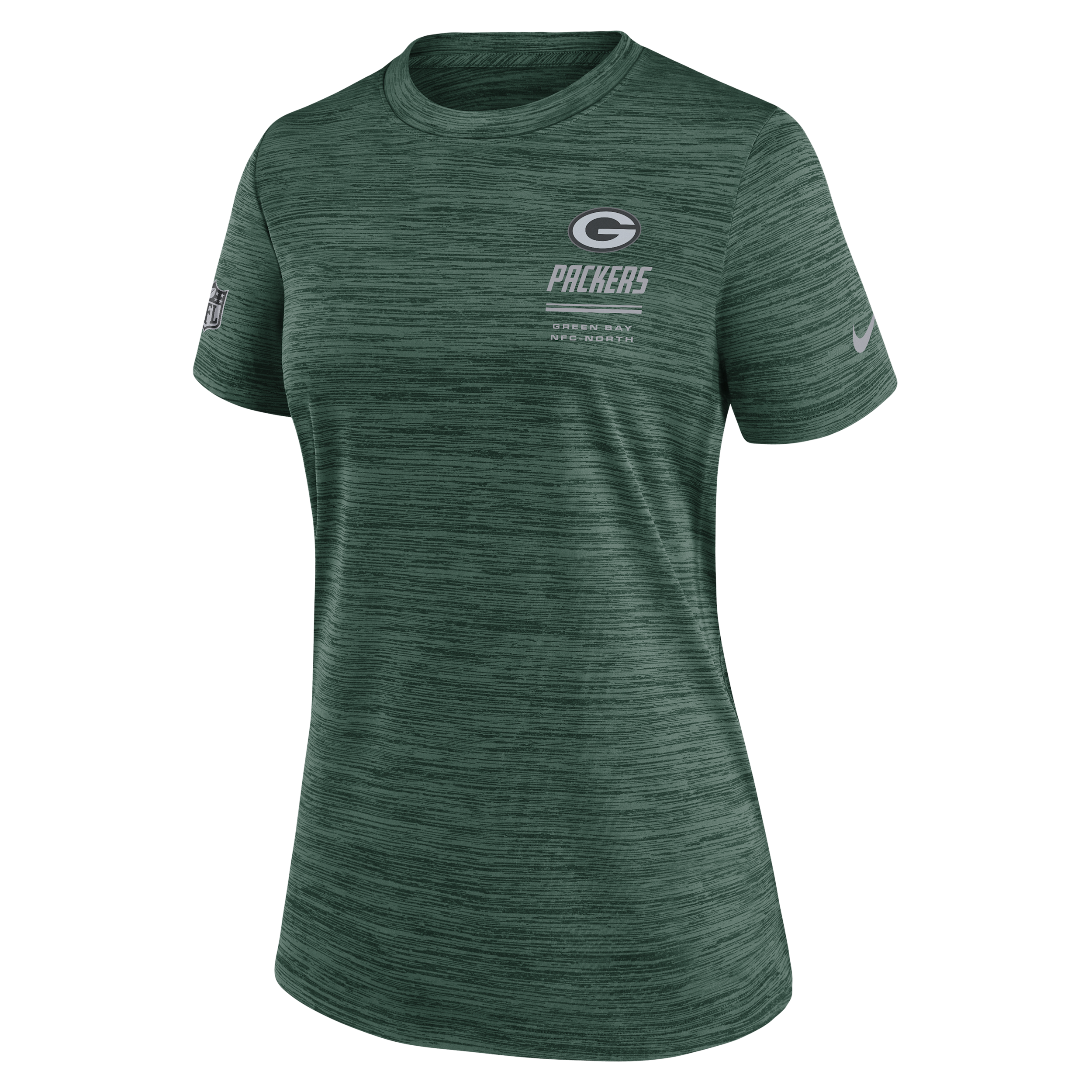 Green Bay Packers Sideline Velocity Nike Women's Dri-FIT NFL T-Shirt in Green | 03EY3EE7T-7VD