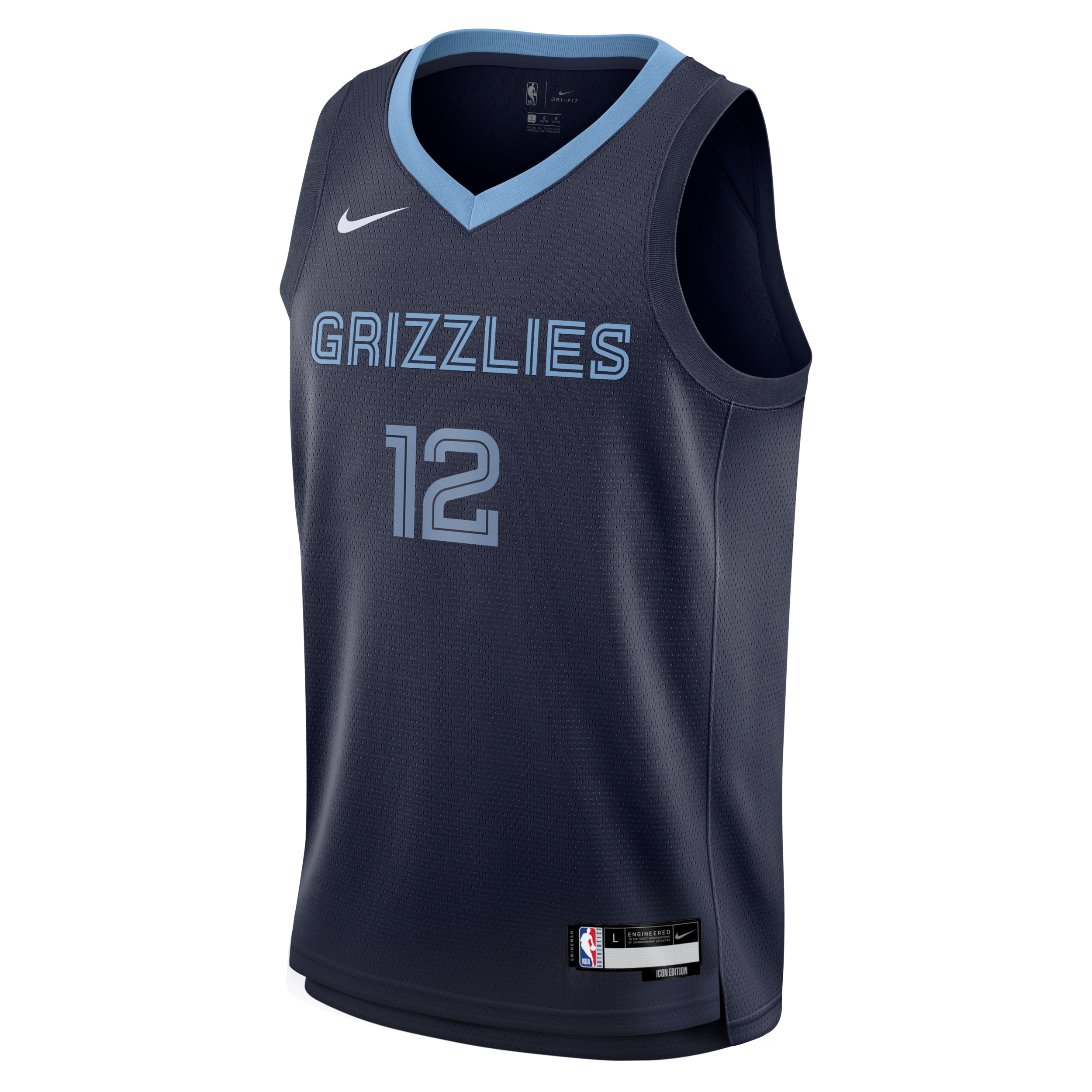 Nike Youth  Ja Morant Navy Memphis Grizzlies Swingman Jersey In Blue