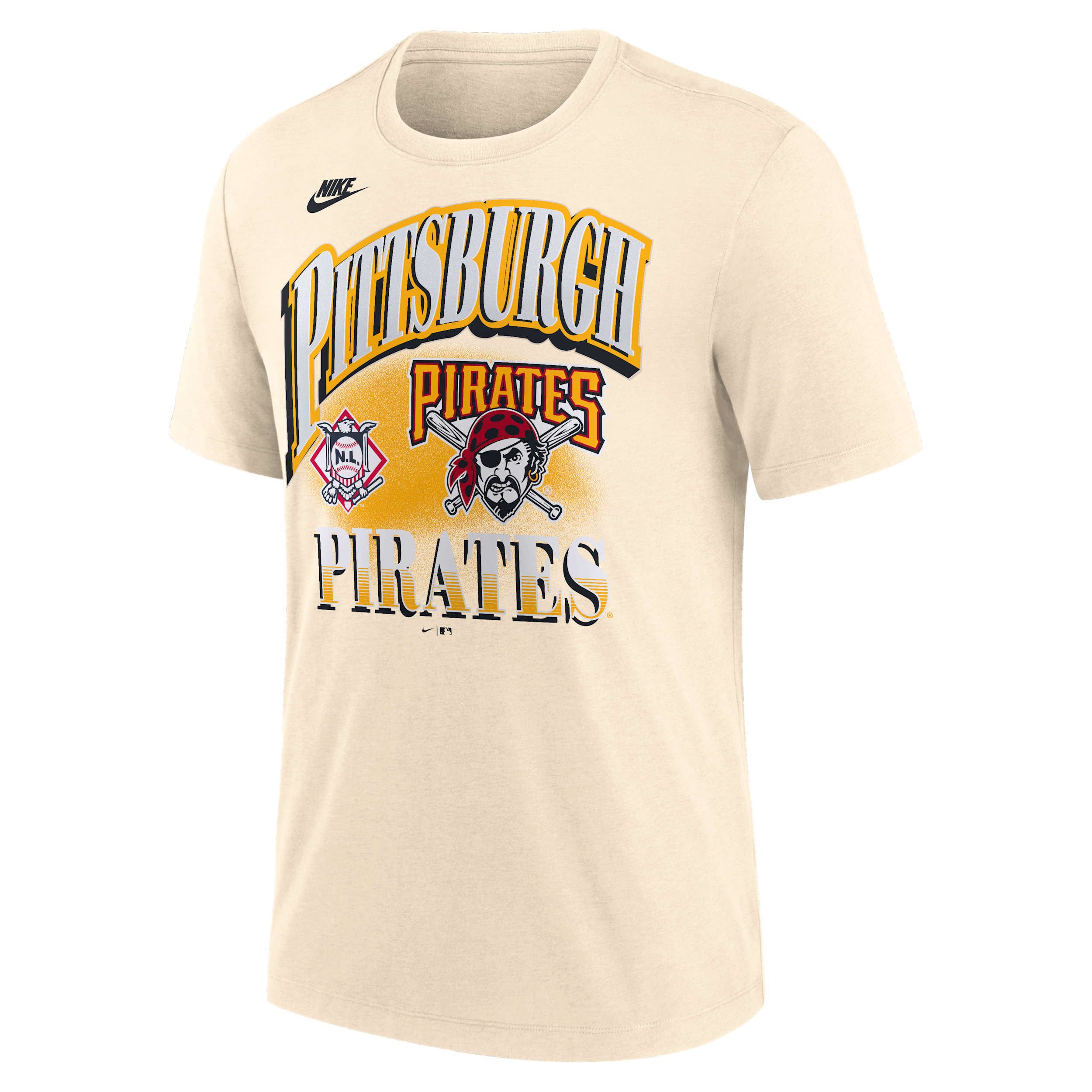 Pittsburgh Pirates Vintage Nike Men's MLB T-Shirt in Brown | NJFD15AP97-5R4