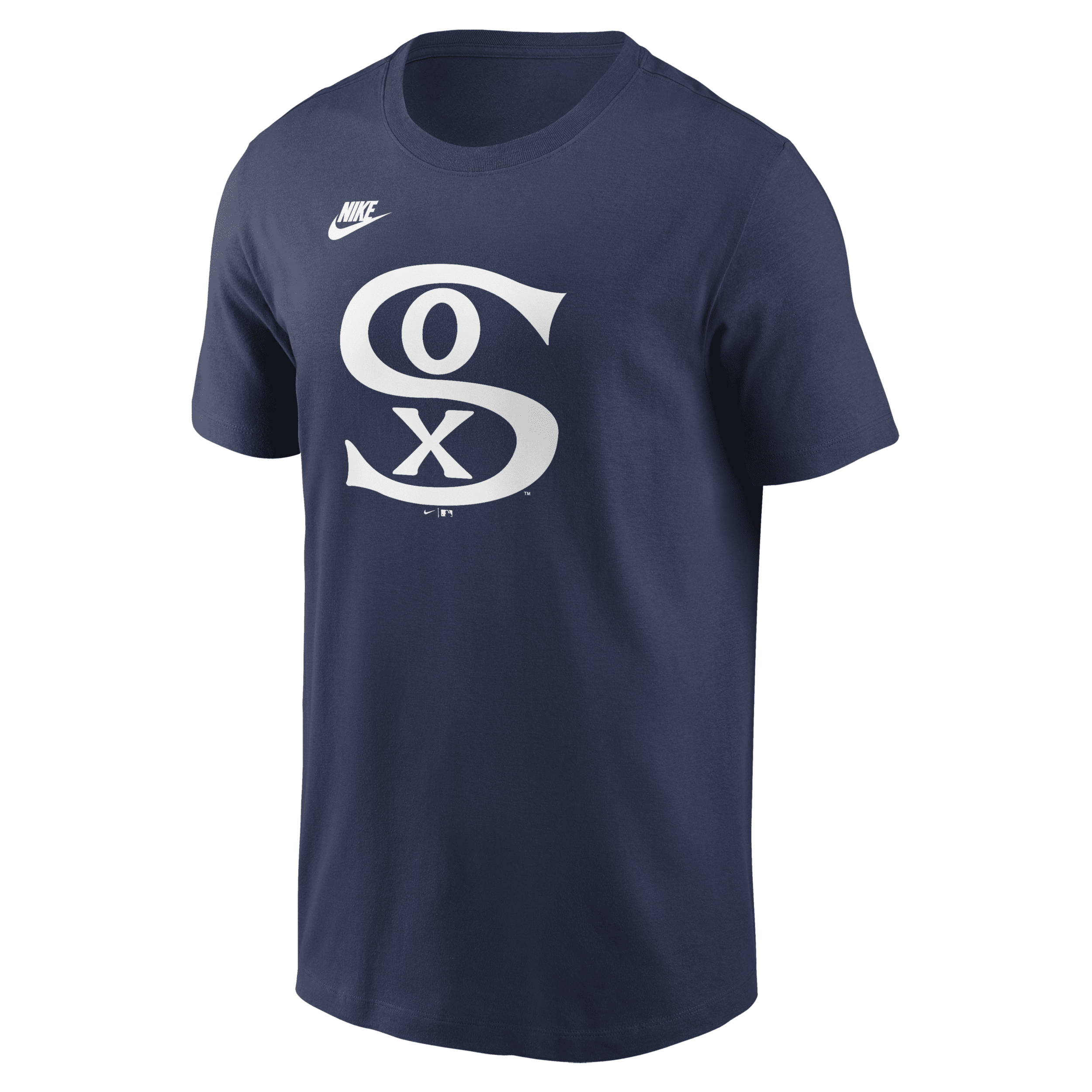 Nike Chicago White Sox Cooperstown Logo  Men's Mlb T-shirt In Blue