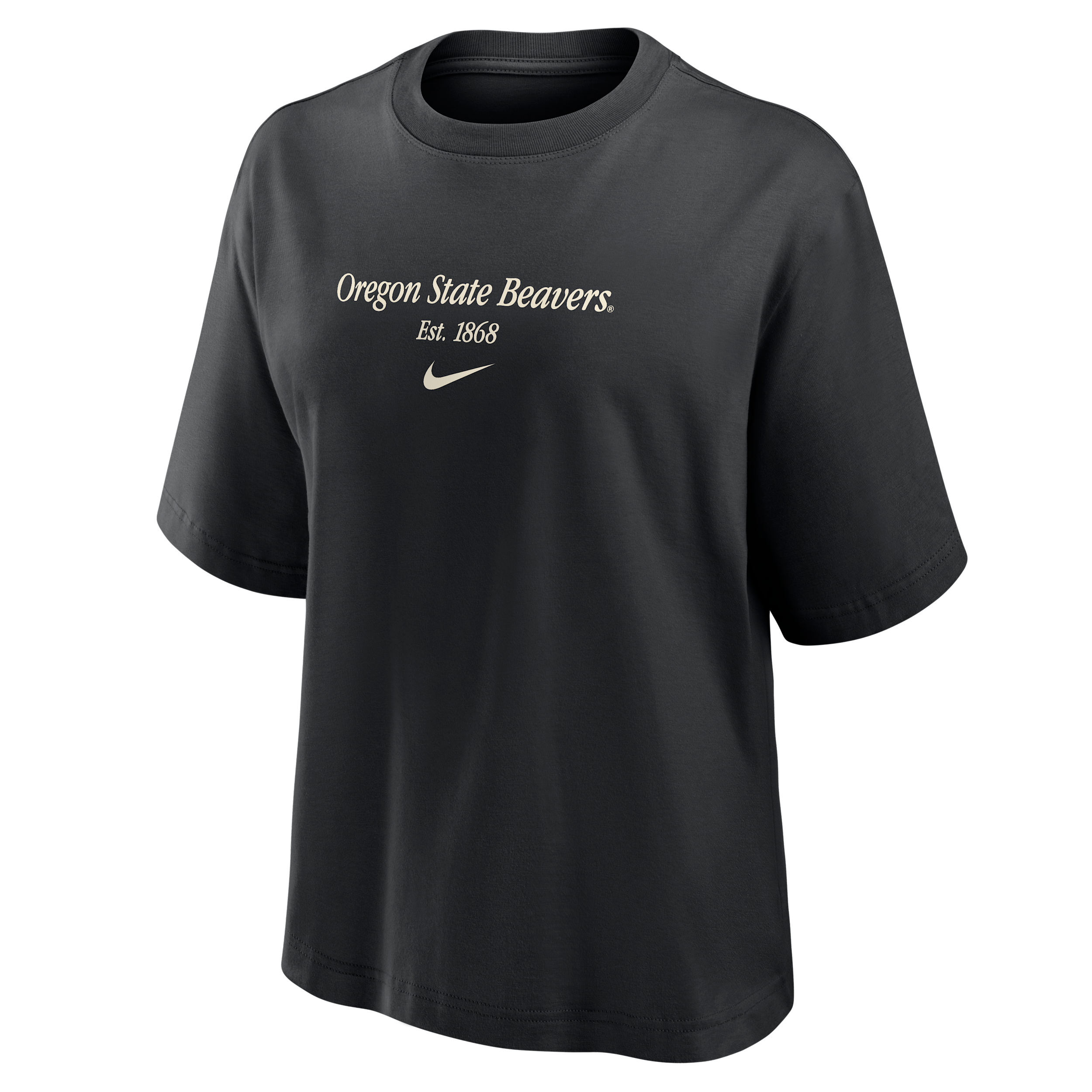 Nike Oregon State Authentics Women's College Boxy T-shirt In Black