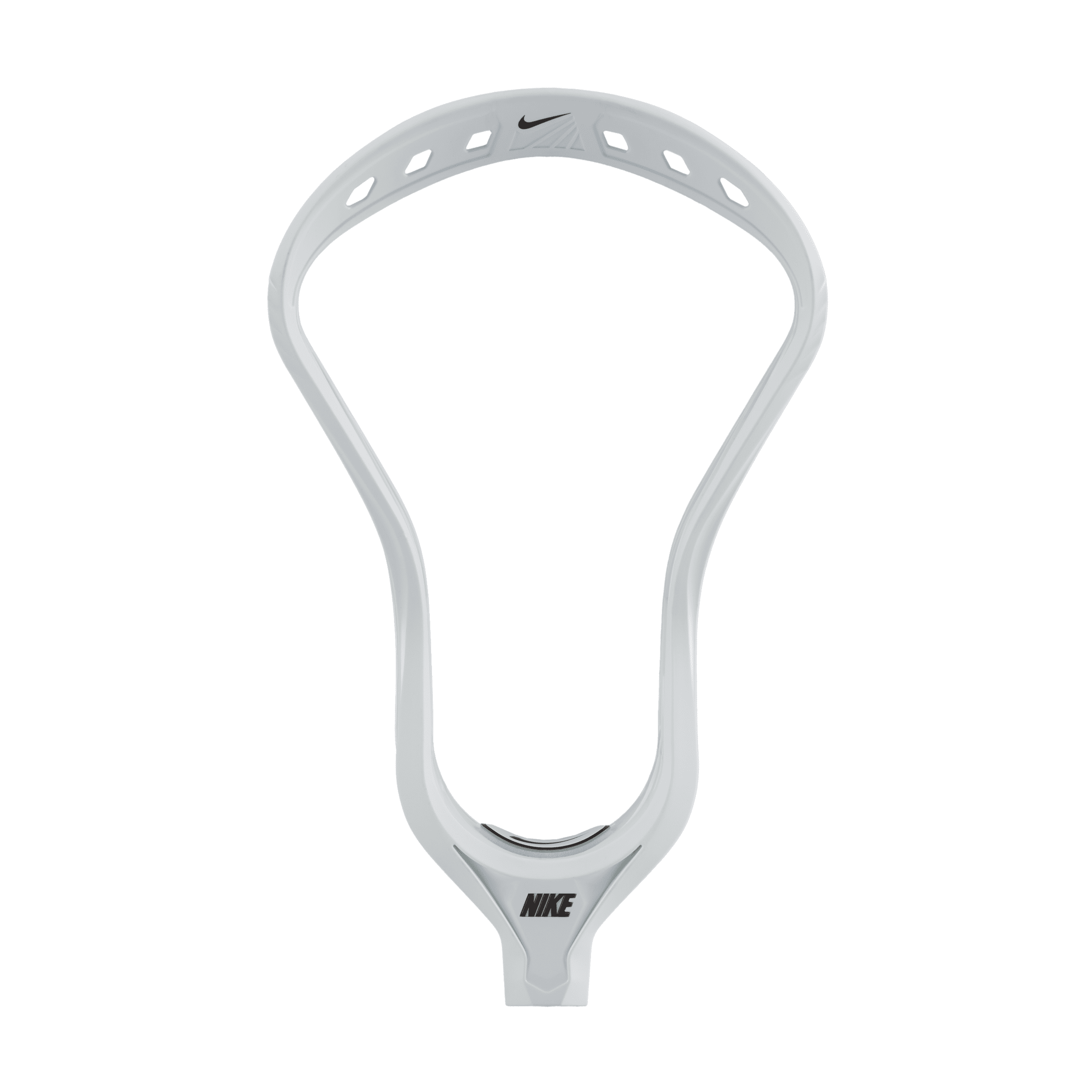 Nike Alpha Elite 2 Men's Unstrung Lacrosse Head in White | APH2-100