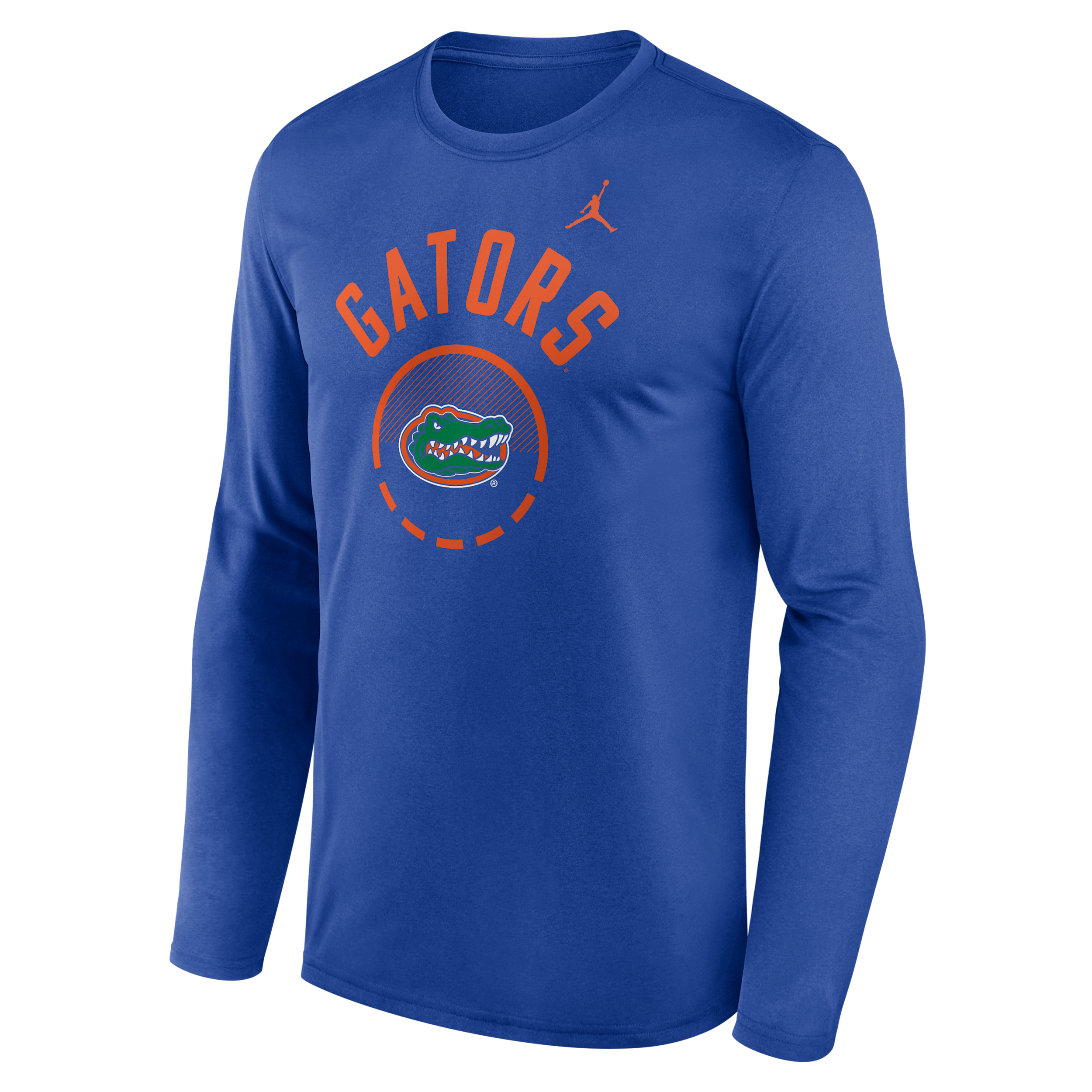 Men's Florida Courtside Jordan Brand Dri-FIT College Long-Sleeve T-Shirt in Blue | 0JTJ4EVUFN-FFP