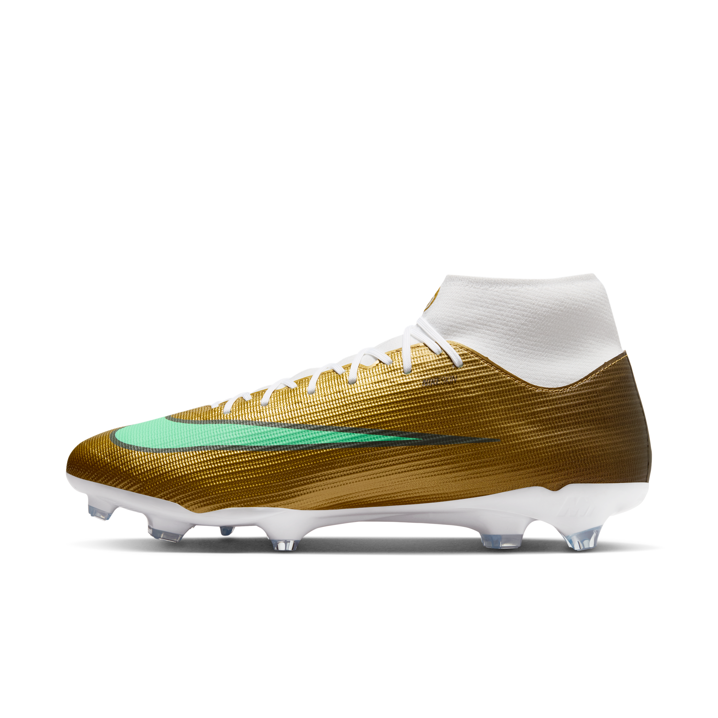 Nike Men's Mercurial Superfly 11 Academy "Kylian Mbappé" Multi-Ground High-Top Soccer Cleats in Brown | IO5000-701