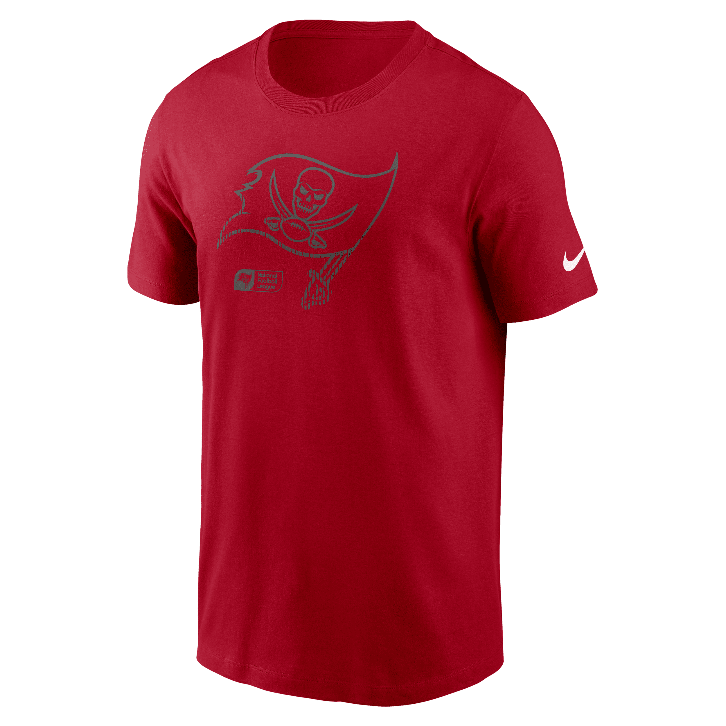 Nike Men's Red Tampa Bay Buccaneers Faded Essential T-shirt In Red