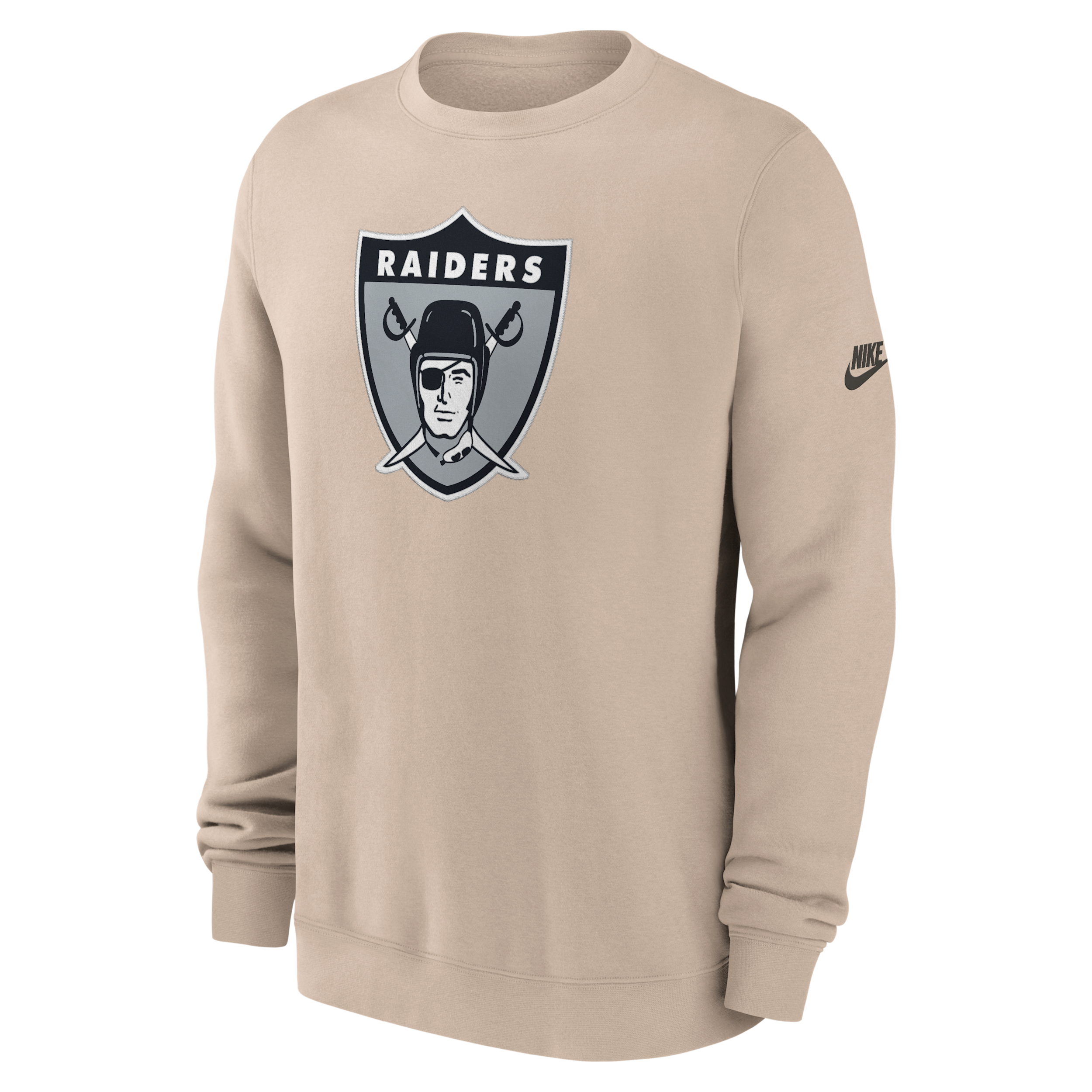 Las Vegas Raiders Rewind Club Nike Men's NFL Pullover Crew in Brown | NKPU05Y8DV-SP5