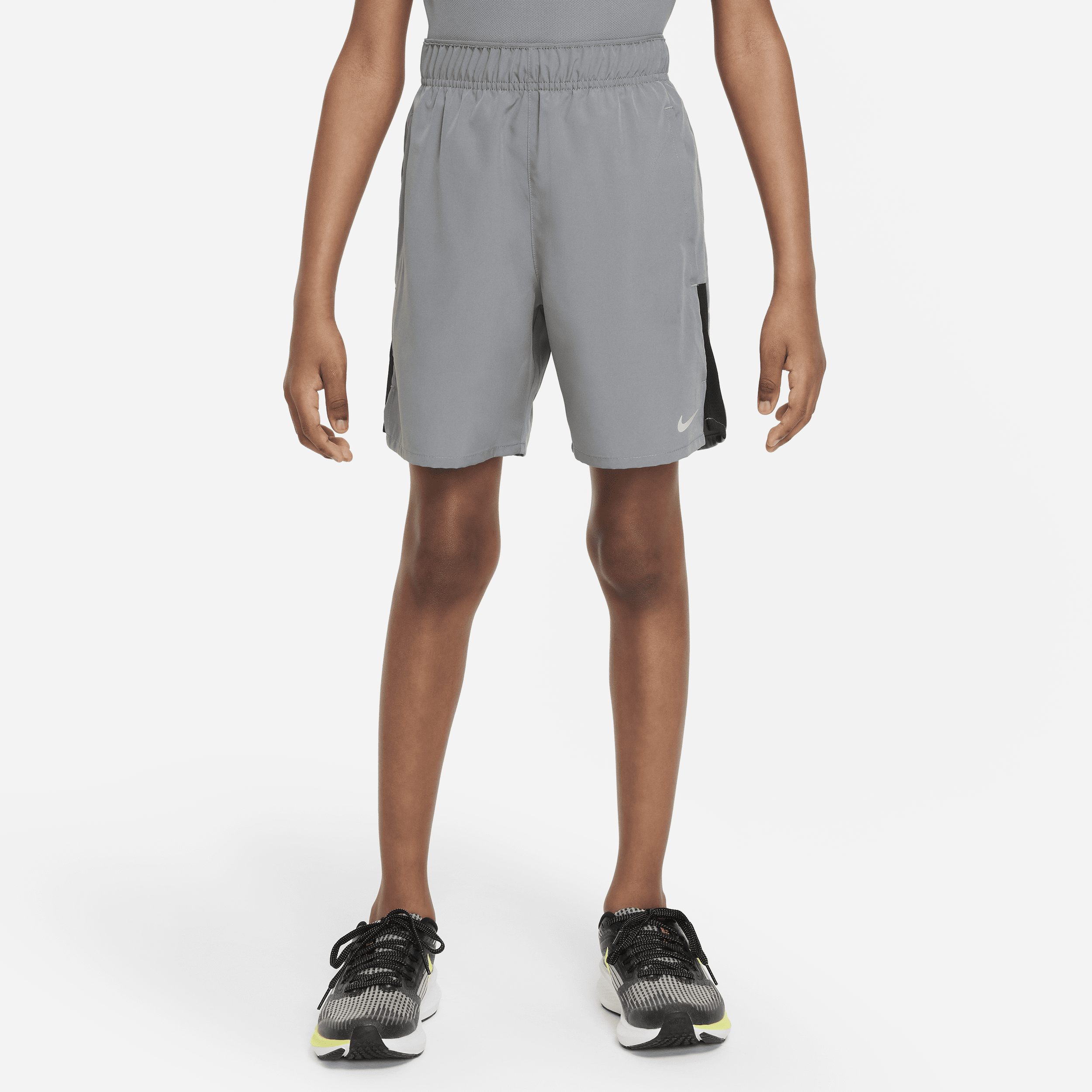 Nike Dri-fit Challenger Big Kids' (boys') Training Shorts In Grey