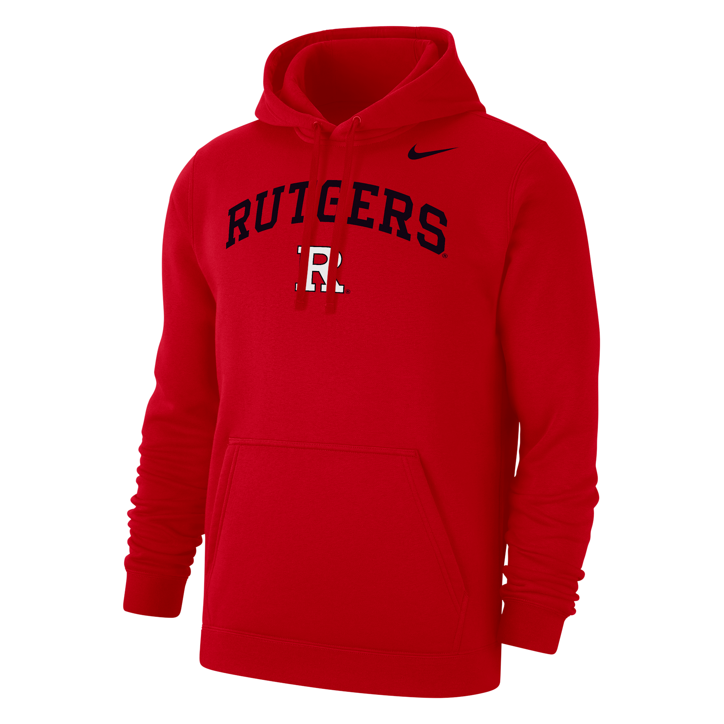 Nike Men's Club Basketball Fleece Pullover Hoodie In Red