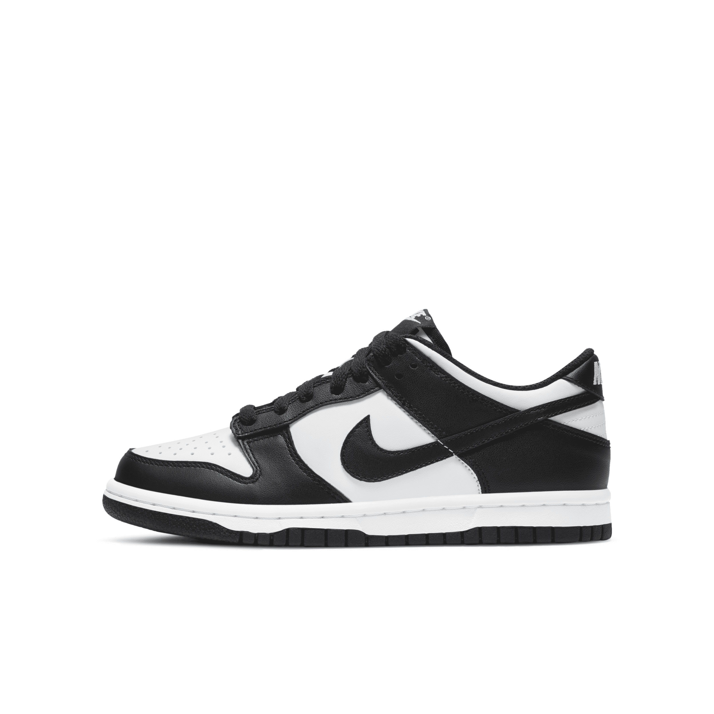 Nike Dunk Low Big Kids' Shoes in White, Size: 3.5Y | CW1590-100